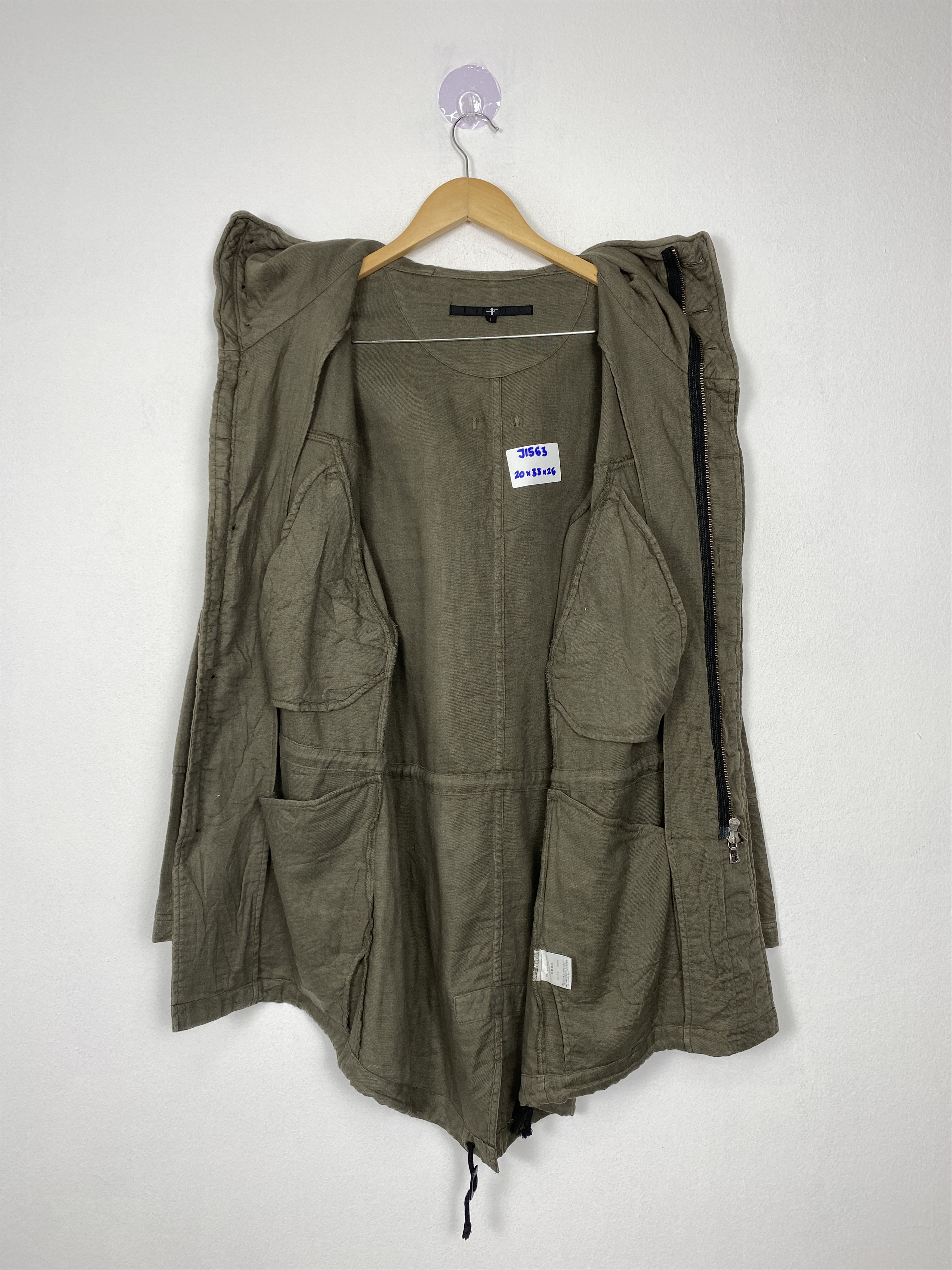 Japanese Brand Vintage Japanese Brand Hoodie Parkas Jacket J1563 Size 3XL / US 20-22 - 11 Thumbnail