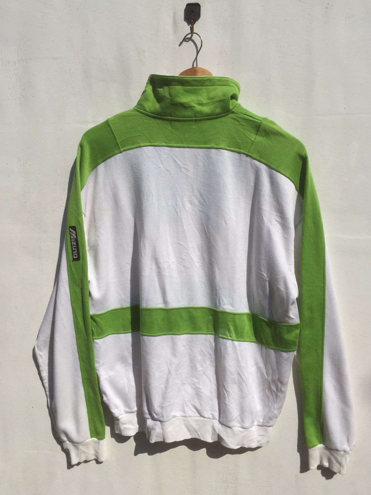 Japanese Brand Rare Mizuno Colorblock half button/37 Size US M / EU 48-50 / 2 - 2 Thumbnail