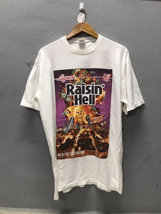 Supreme raisin hot sale hell tee