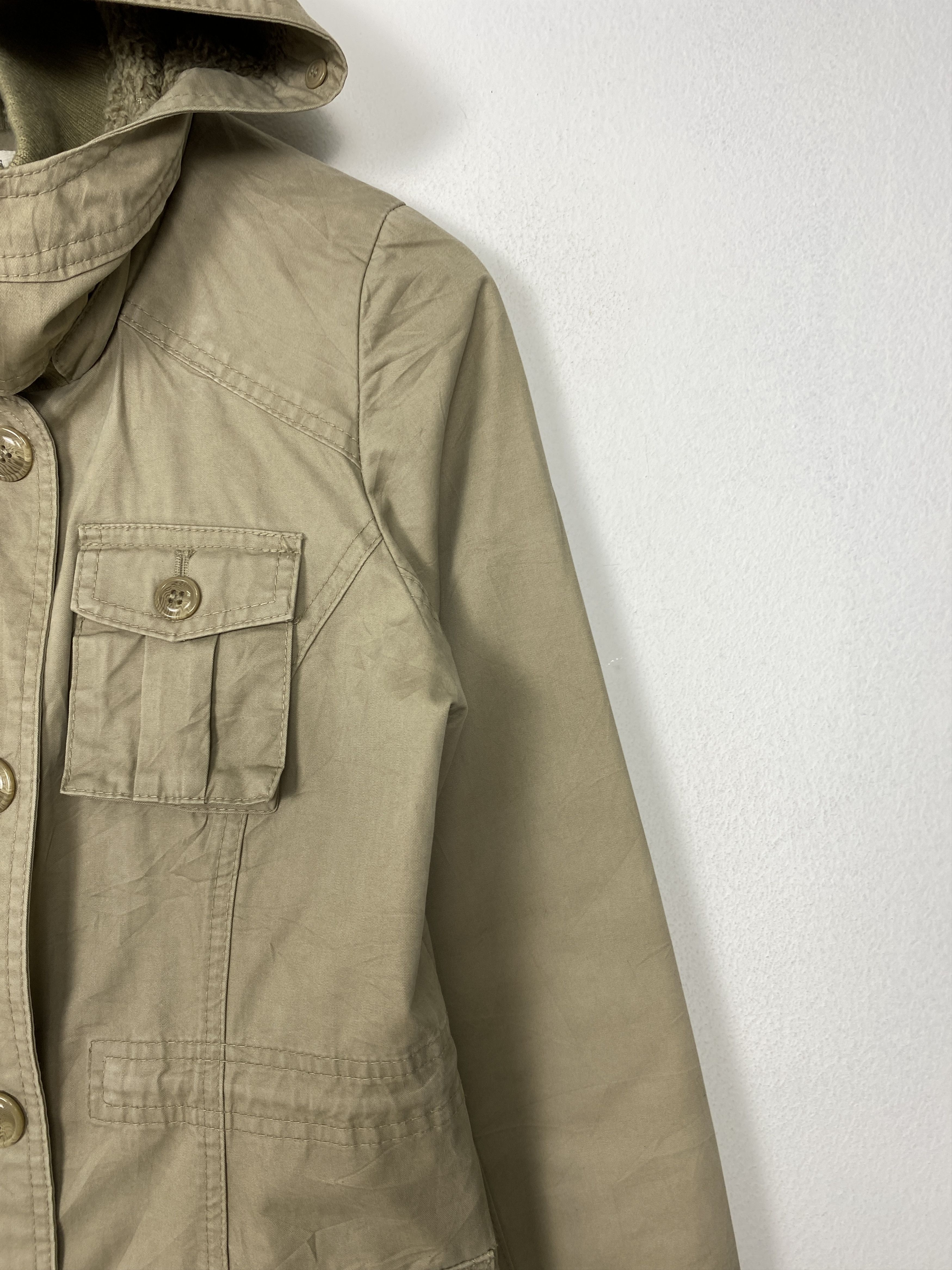 Japanese Brand Vintage Zampa Hoodie Sherpa Lining Parkas Jacket J1566 Size US S / EU 44-46 / 1 - 3 Thumbnail