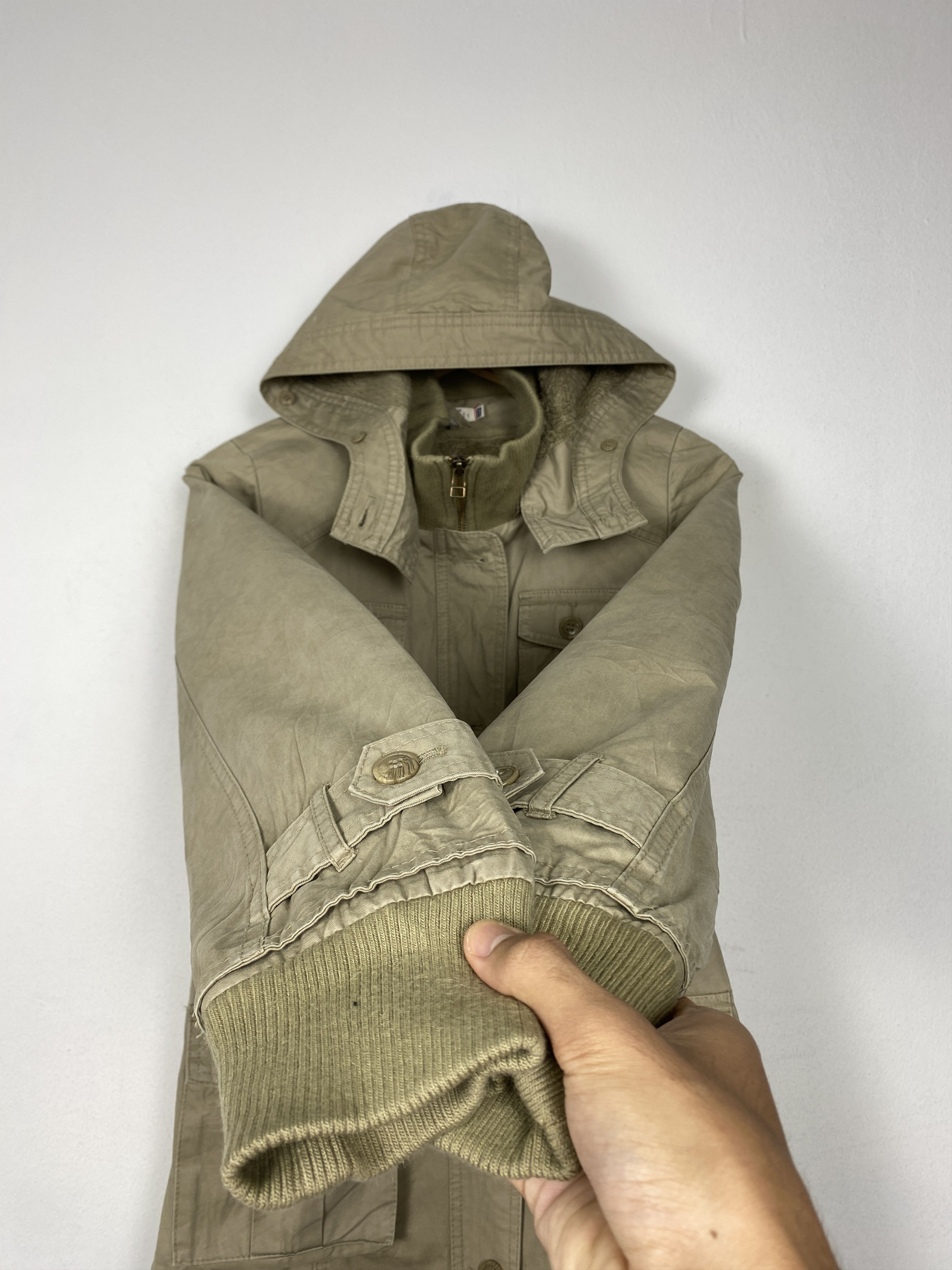 Japanese Brand Vintage Zampa Hoodie Sherpa Lining Parkas Jacket J1566 Size US S / EU 44-46 / 1 - 6 Thumbnail