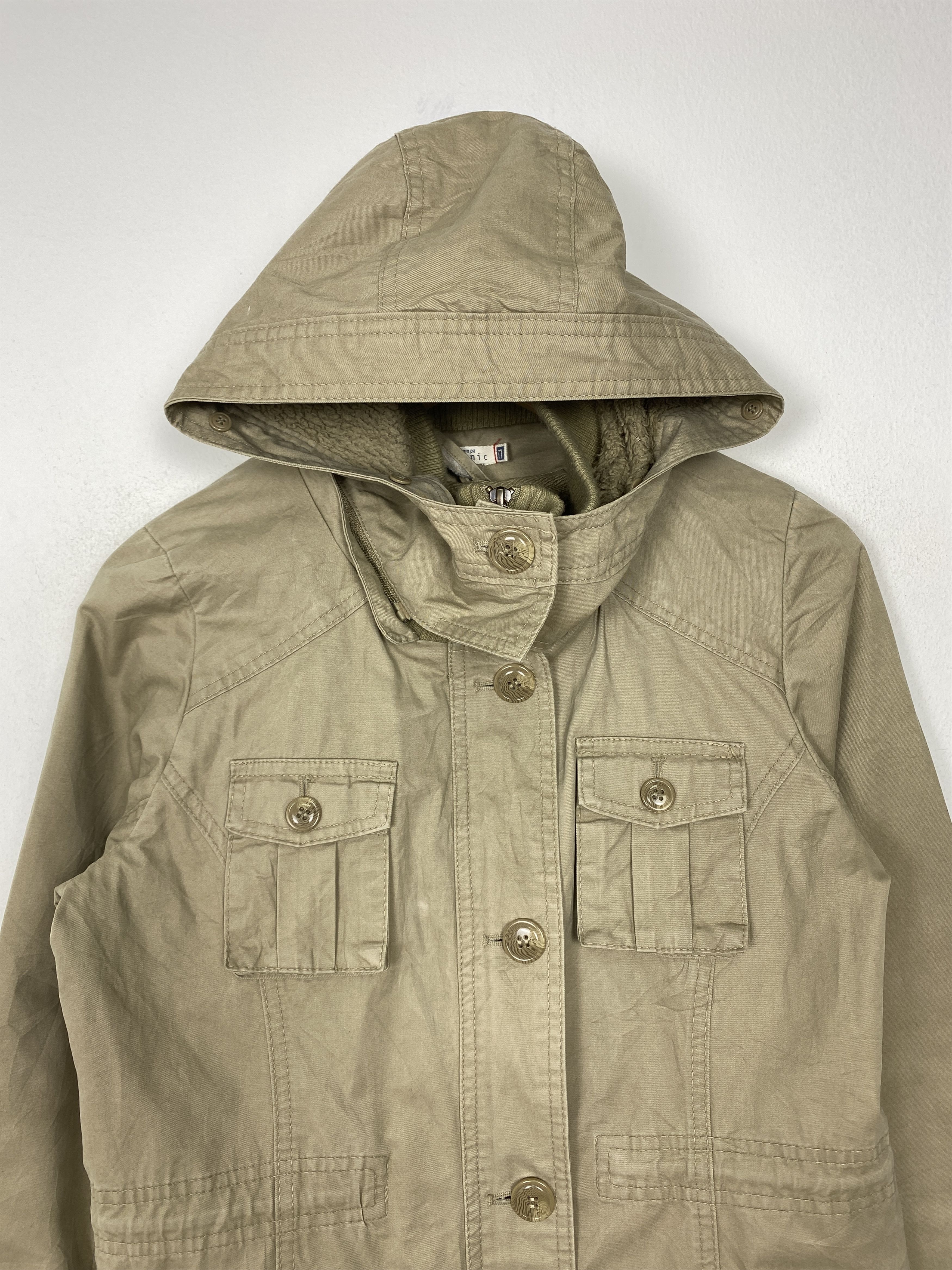 Japanese Brand Vintage Zampa Hoodie Sherpa Lining Parkas Jacket J1566 Size US S / EU 44-46 / 1 - 2 Thumbnail