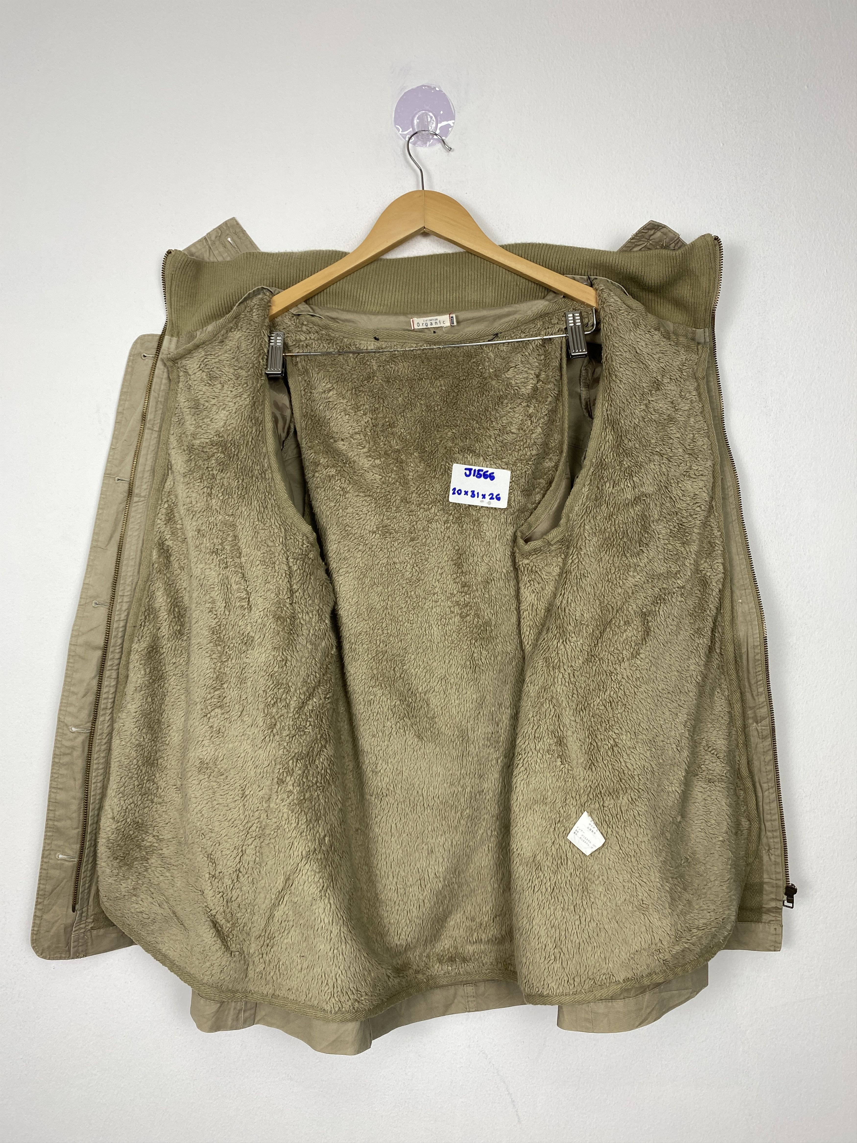 Japanese Brand Vintage Zampa Hoodie Sherpa Lining Parkas Jacket J1566 Size US S / EU 44-46 / 1 - 8 Thumbnail