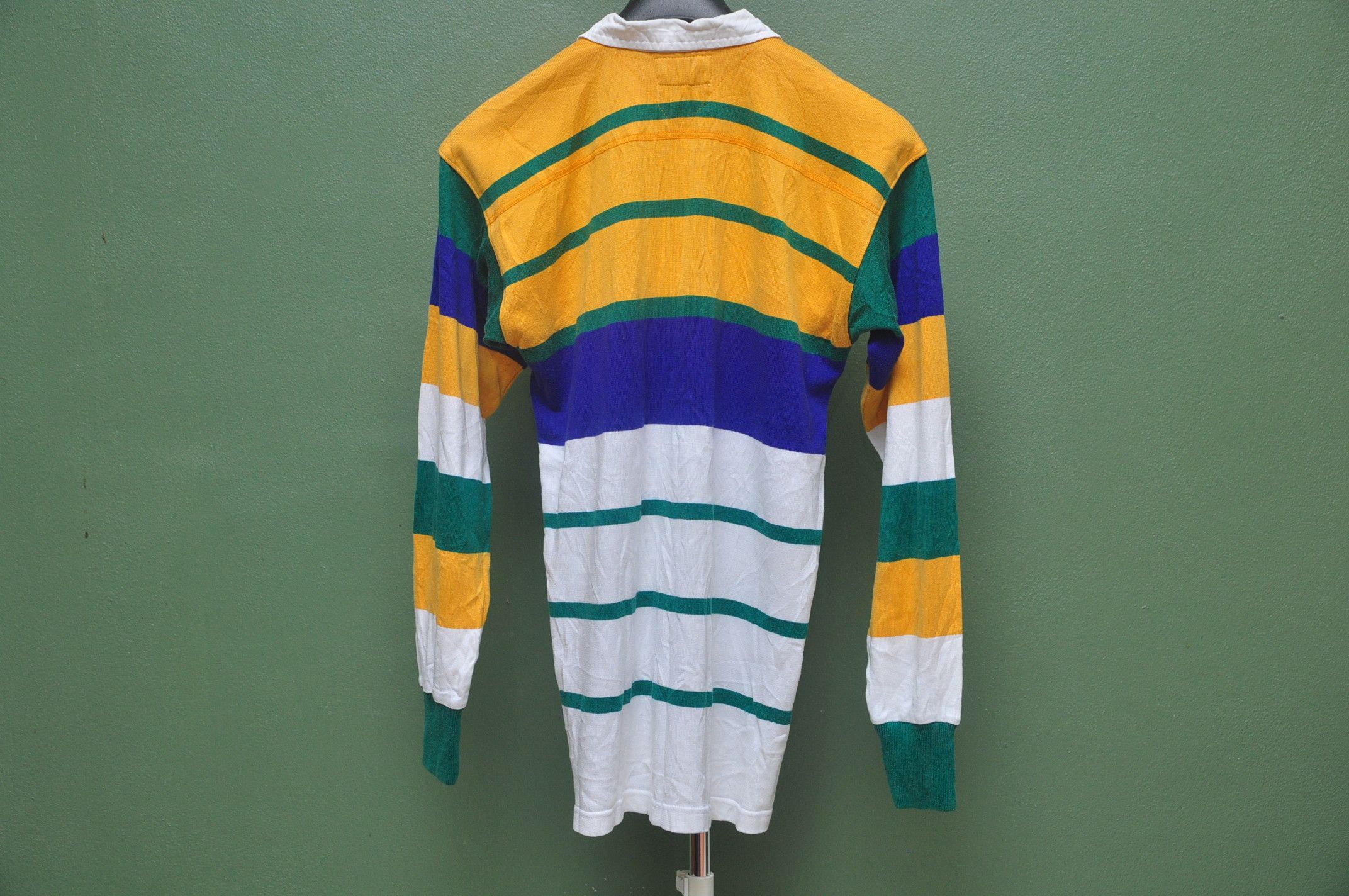 Japanese Brand Vintage Convert Rugby Wear Multicolour Shirt Size US L / EU 52-54 / 3 - 2 Thumbnail