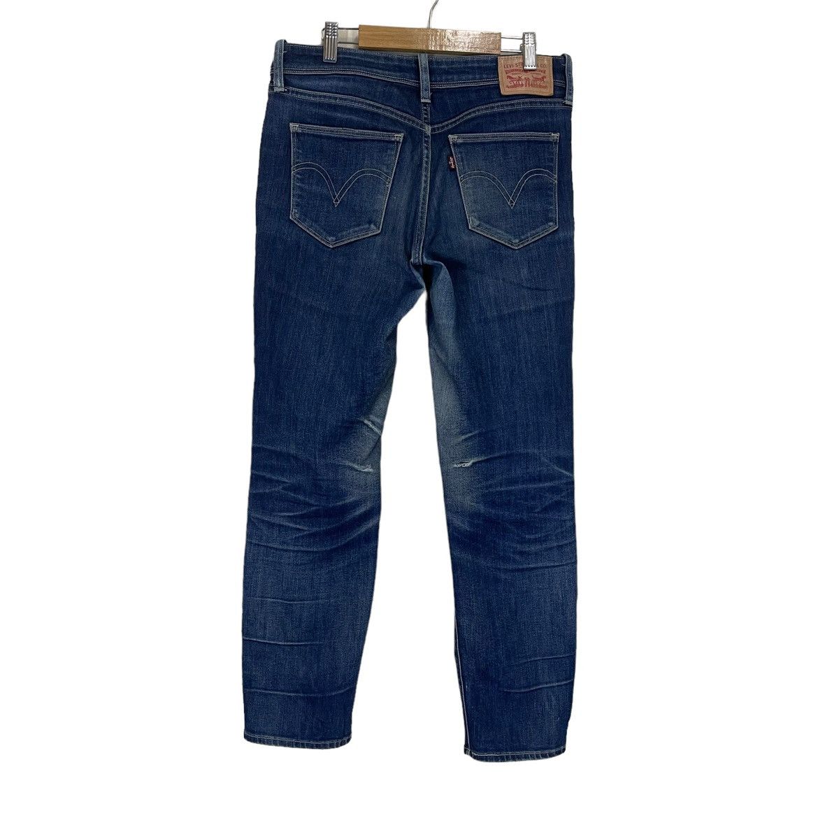Levi's RIOT💥30x26.5 Levis Boyfriend Denim Faded Blue Skinny Jeans Size US 30 / EU 46 - 8 Thumbnail