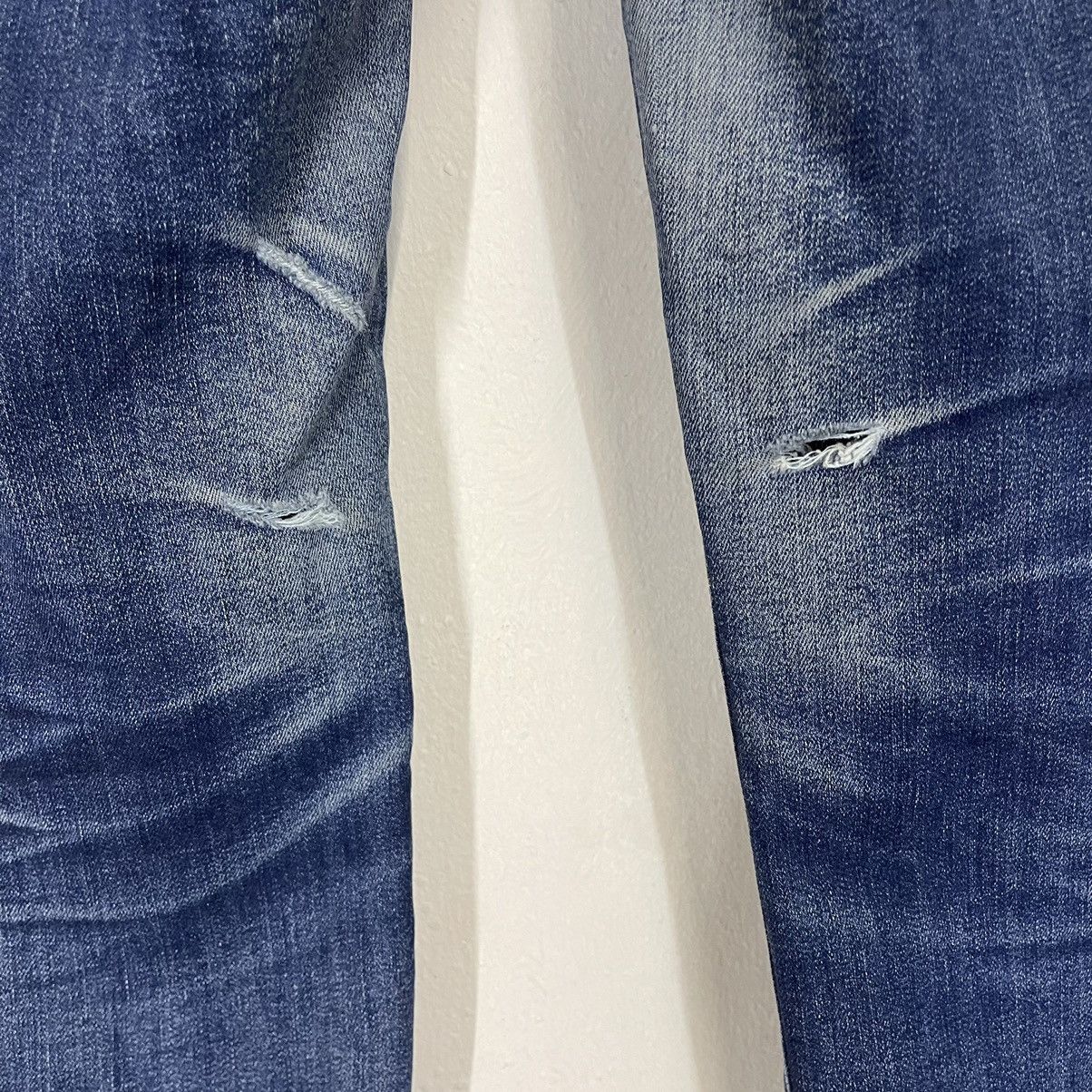 Levi's RIOT💥30x26.5 Levis Boyfriend Denim Faded Blue Skinny Jeans Size US 30 / EU 46 - 11 Thumbnail