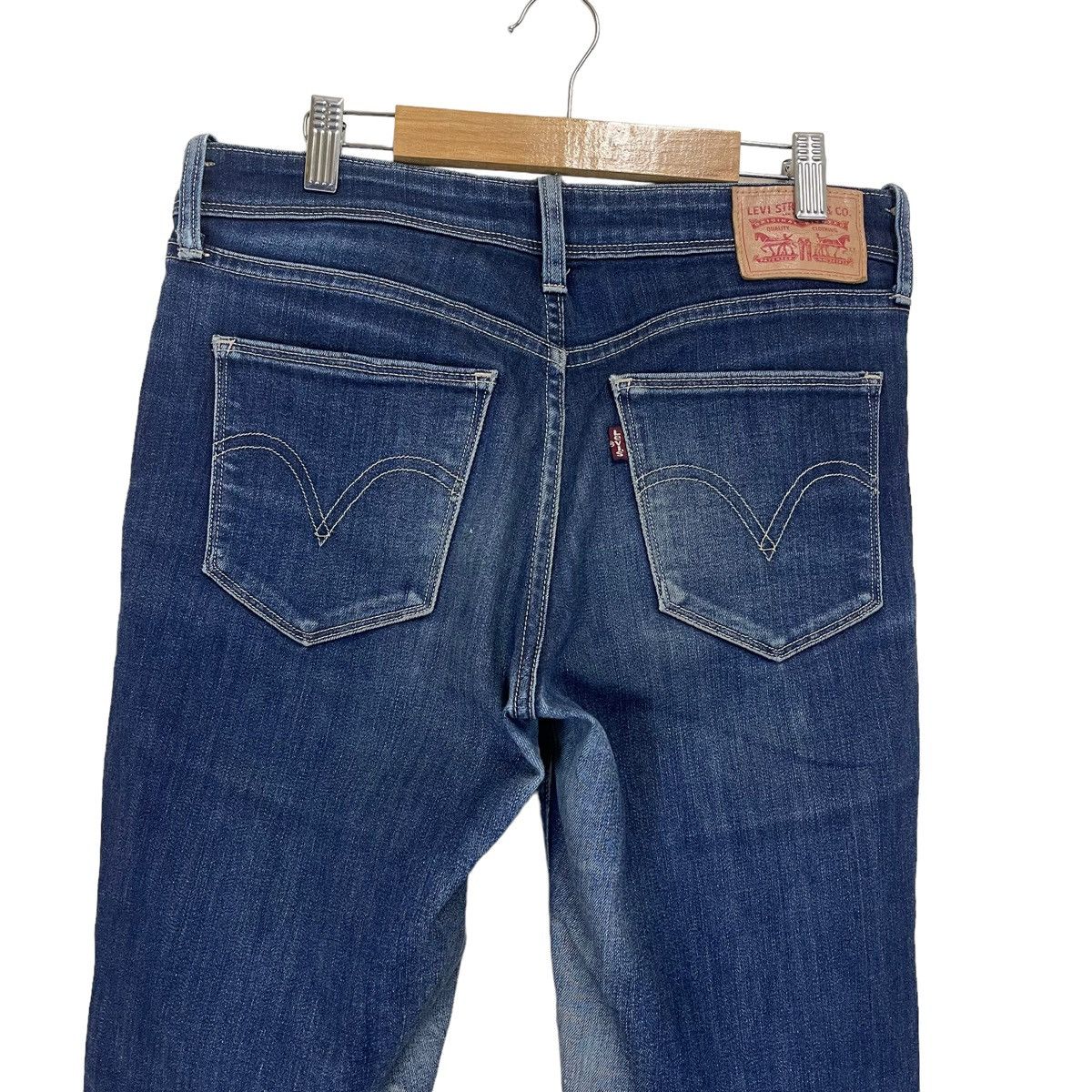 Levi's RIOT💥30x26.5 Levis Boyfriend Denim Faded Blue Skinny Jeans Size US 30 / EU 46 - 9 Thumbnail