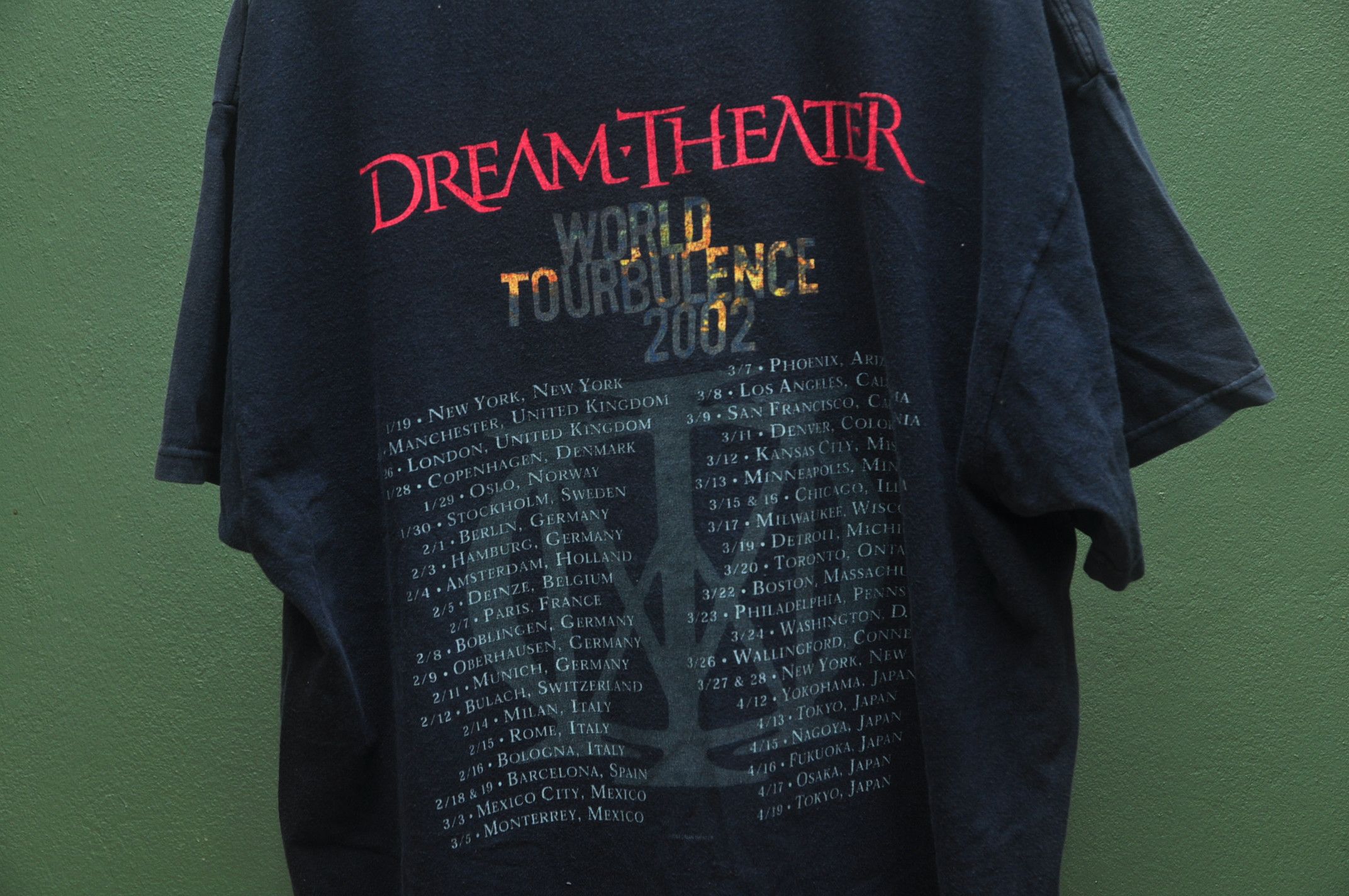 Band Tees × Designer × Japanese Brand Vintage Dream Theater World Tourbulence 2002 Shirt Size US XL / EU 56 / 4 - 4 Thumbnail