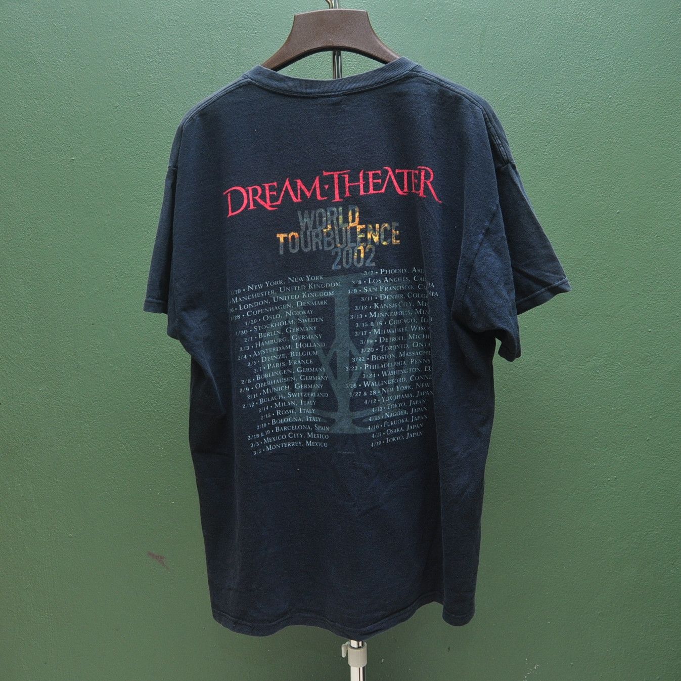 Band Tees × Designer × Japanese Brand Vintage Dream Theater World Tourbulence 2002 Shirt Size US XL / EU 56 / 4 - 2 Thumbnail