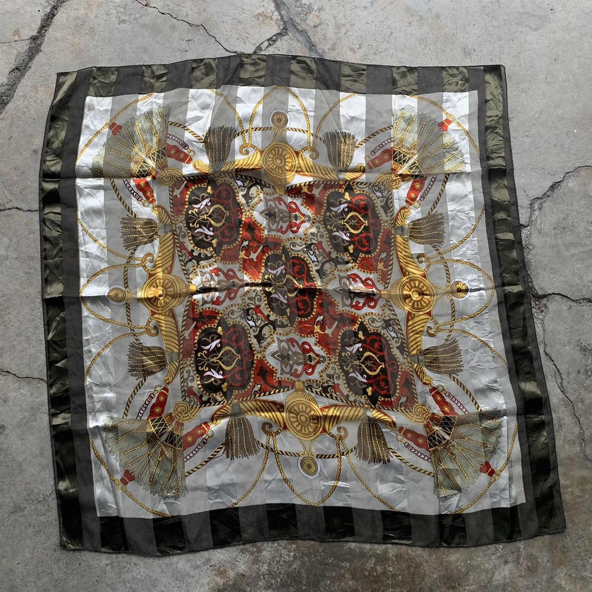Japanese Brand × Other × Vintage Vintage Silk scarf Size ONE SIZE - 6 Thumbnail
