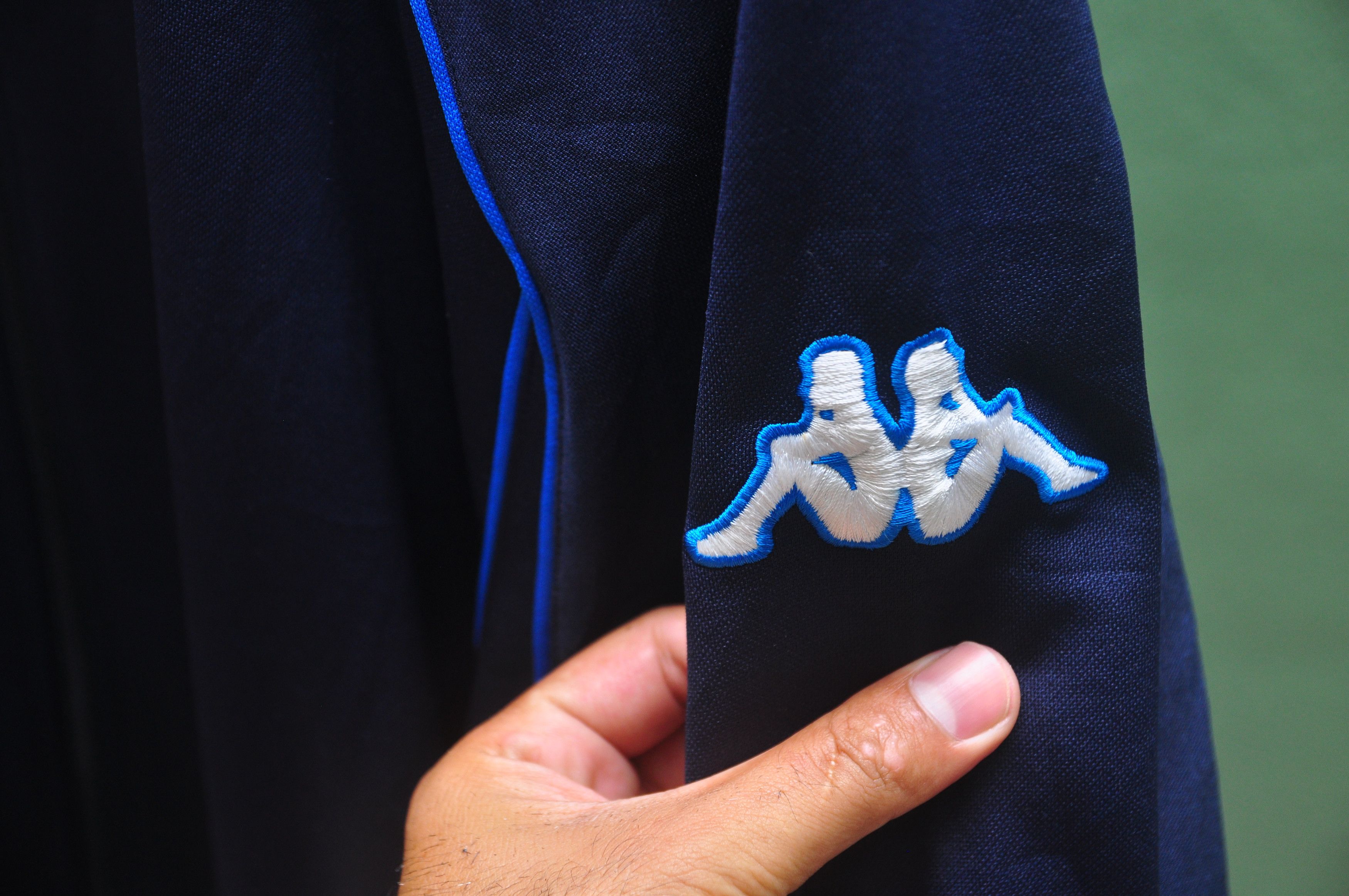 Designer × Japanese Brand × Kappa Vintage Kappa Sweater Track Big Logo Sweater Size US XL / EU 56 / 4 - 4 Thumbnail