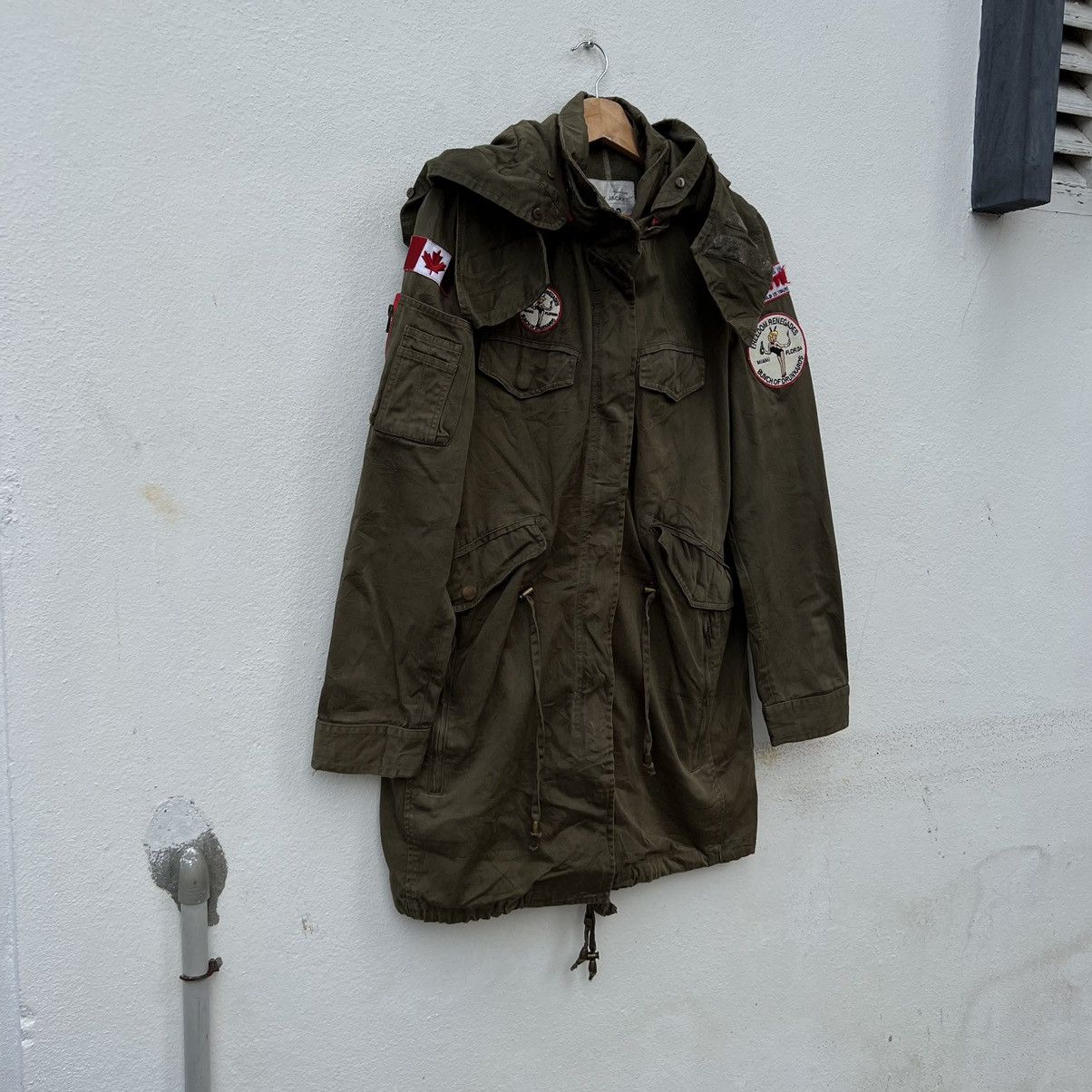 Japanese Brand VINTAGE 1989 MILITARY JACKET PARKA AVIREX BIG LOGO SEXY Size US M / EU 48-50 / 2 - 7 Thumbnail