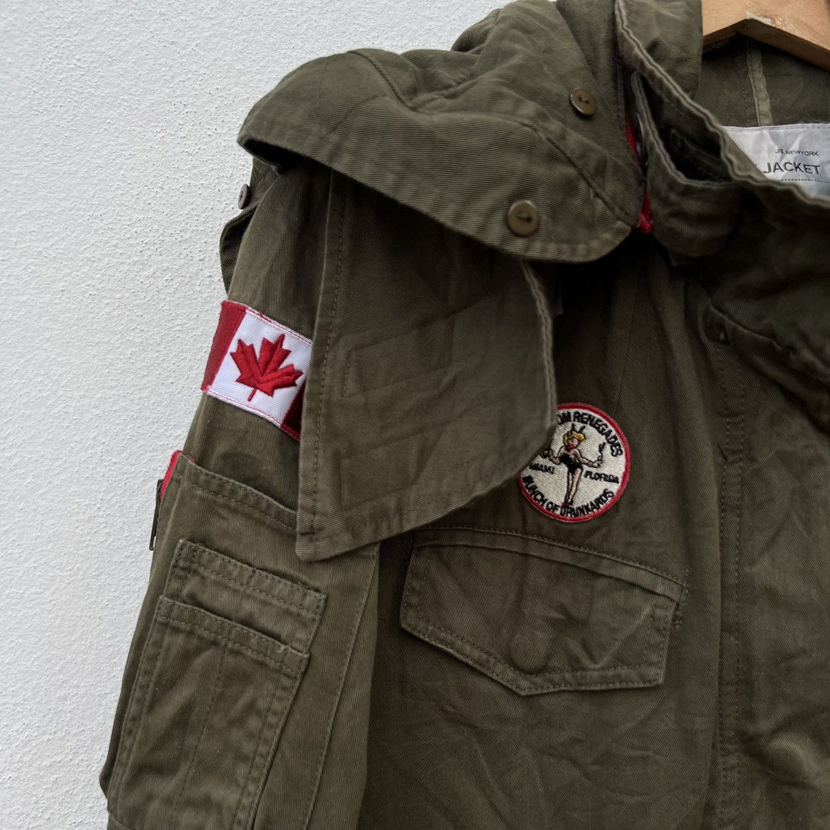 Japanese Brand VINTAGE 1989 MILITARY JACKET PARKA AVIREX BIG LOGO SEXY Size US M / EU 48-50 / 2 - 10 Thumbnail