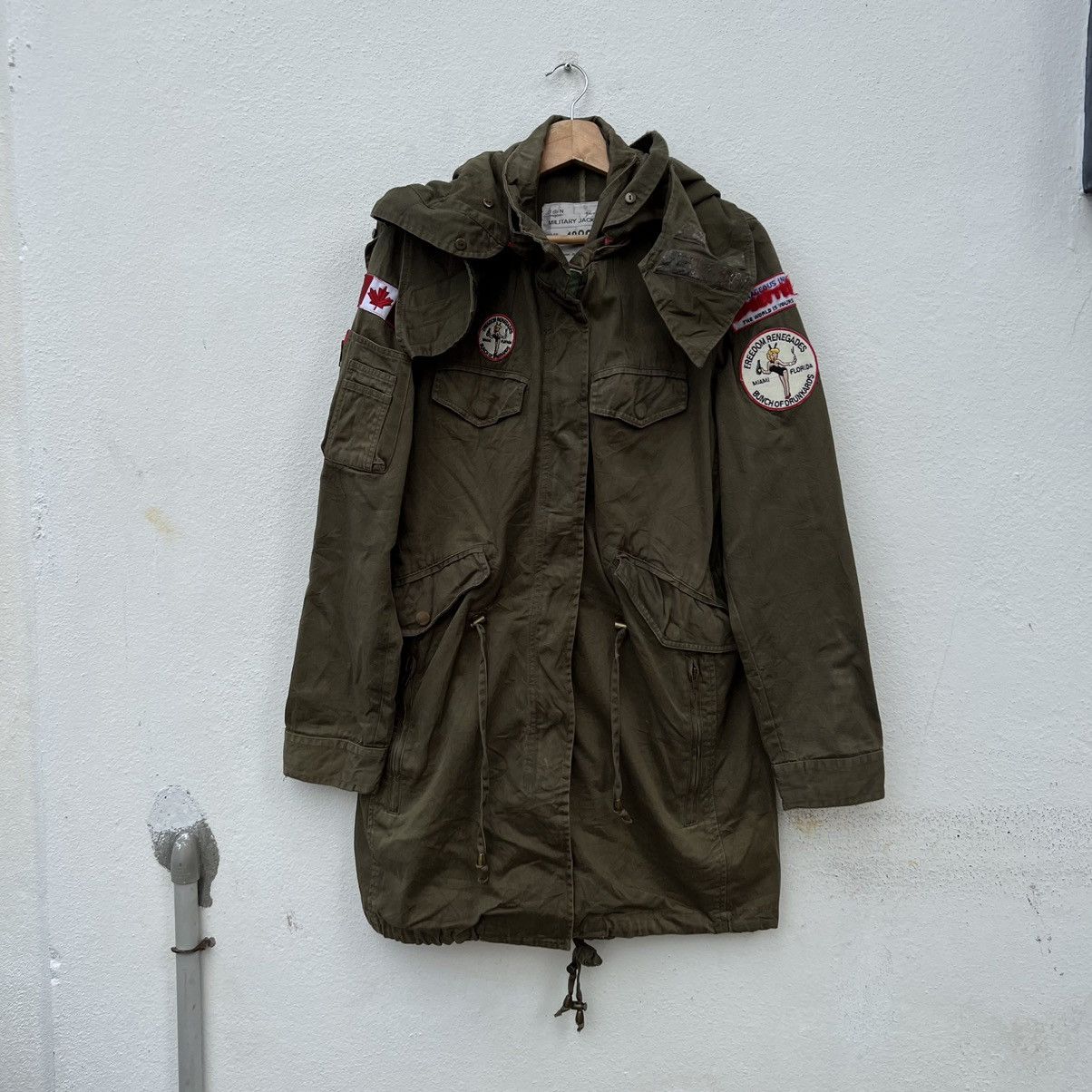 Japanese Brand VINTAGE 1989 MILITARY JACKET PARKA AVIREX BIG LOGO SEXY Size US M / EU 48-50 / 2 - 6 Thumbnail