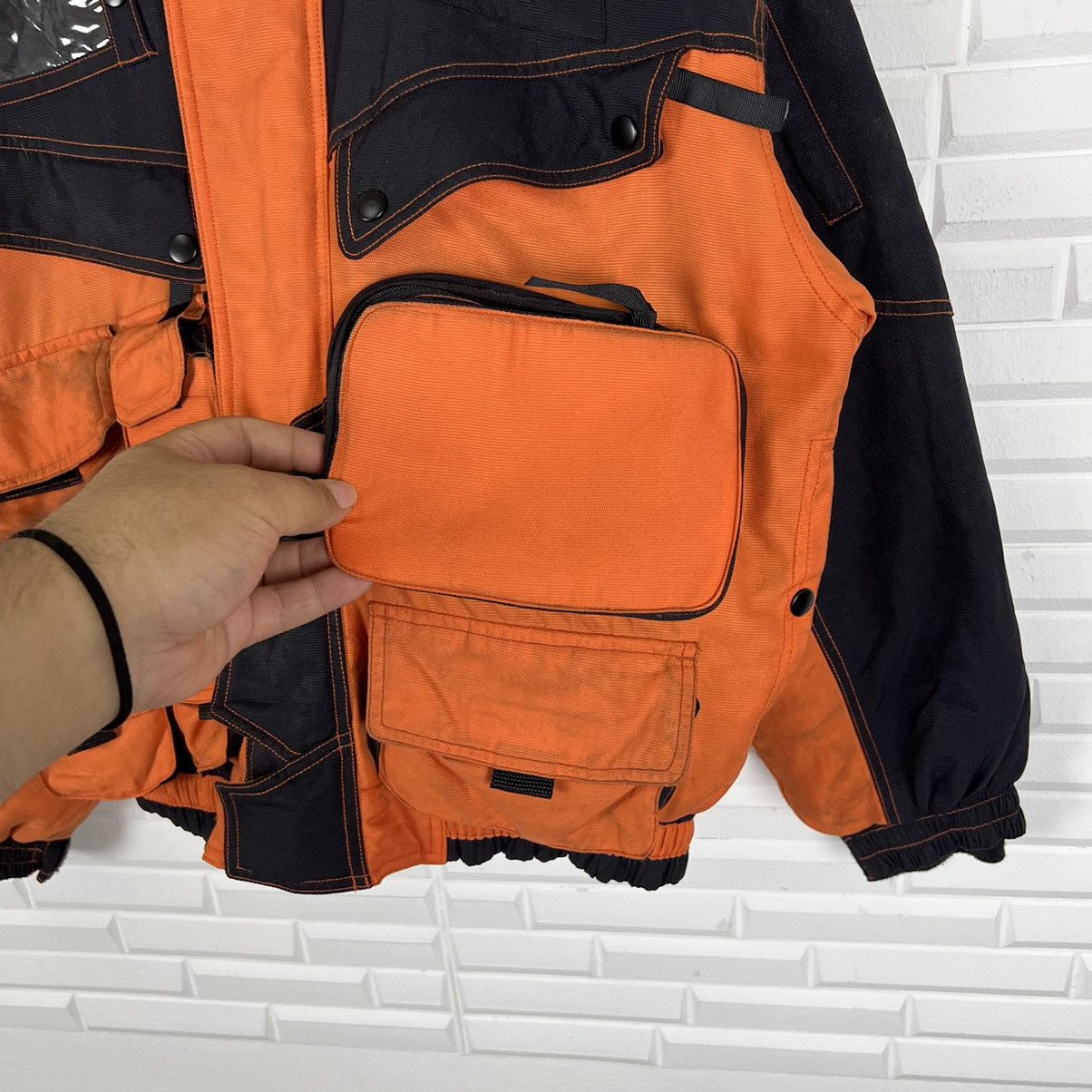 Japanese Brand VINTAGE RACING BIKER JACKET By-Q BIG LOGO EMBROIDERED Size US M / EU 48-50 / 2 - 11 Thumbnail