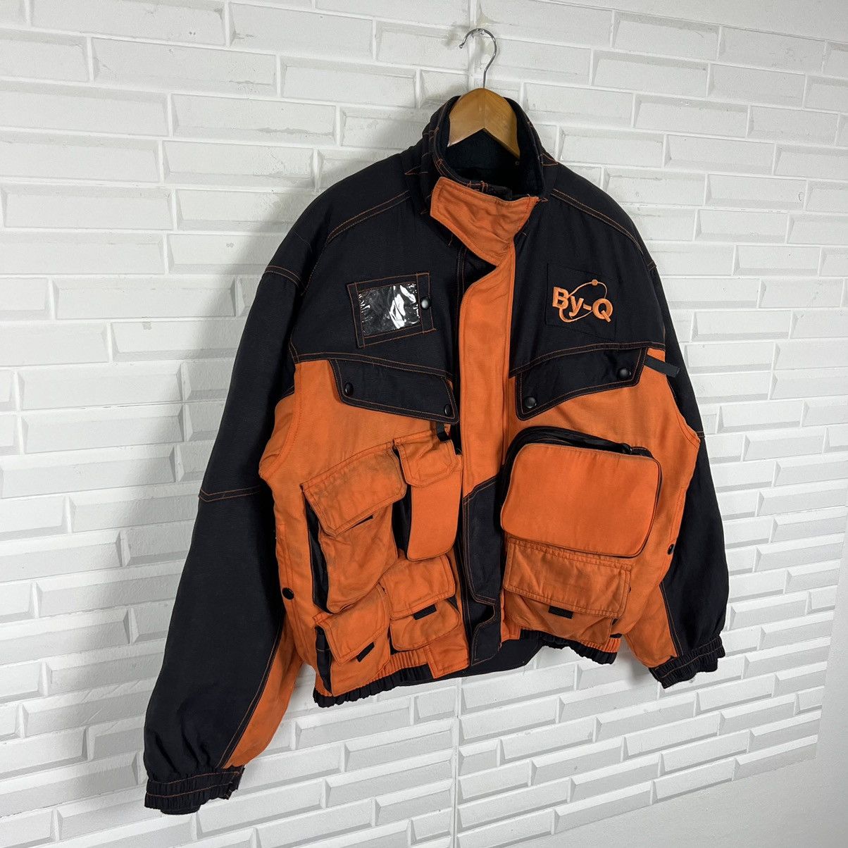 Japanese Brand VINTAGE RACING BIKER JACKET By-Q BIG LOGO EMBROIDERED Size US M / EU 48-50 / 2 - 3 Thumbnail