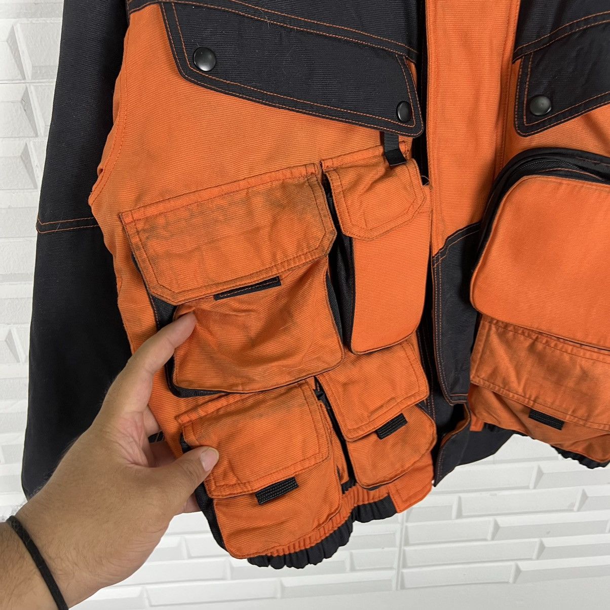 Japanese Brand VINTAGE RACING BIKER JACKET By-Q BIG LOGO EMBROIDERED Size US M / EU 48-50 / 2 - 12 Thumbnail