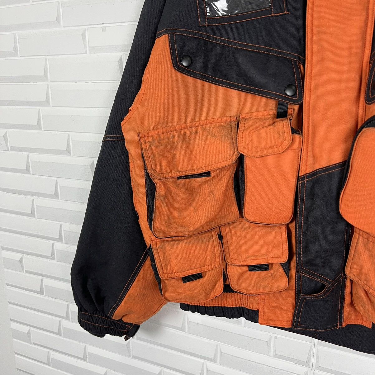 Japanese Brand VINTAGE RACING BIKER JACKET By-Q BIG LOGO EMBROIDERED Size US M / EU 48-50 / 2 - 5 Thumbnail