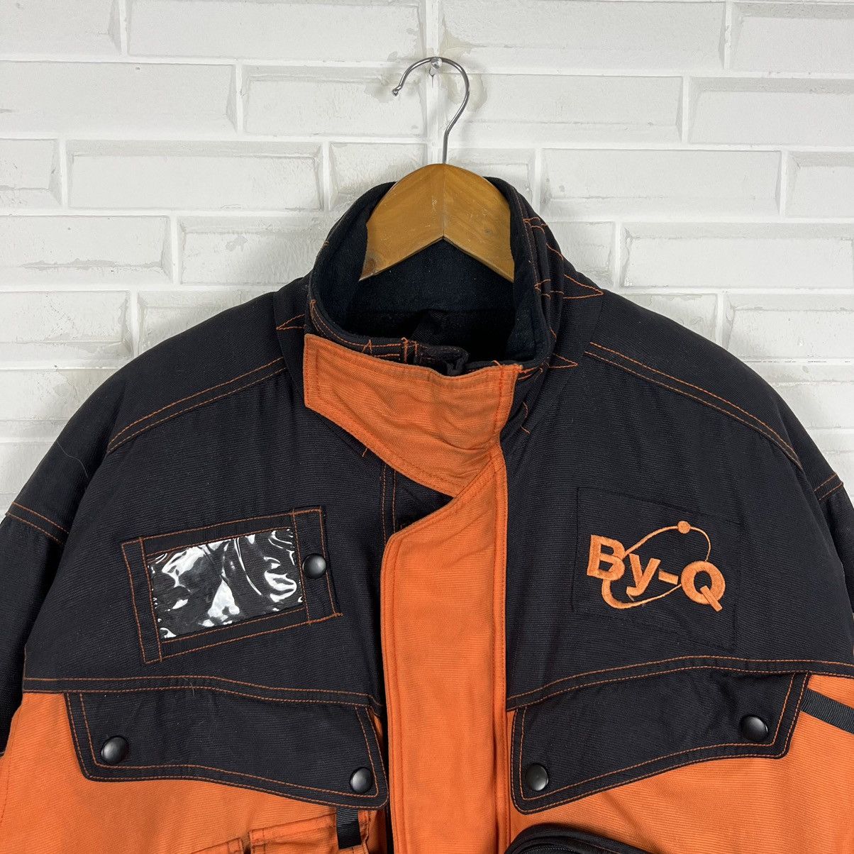 Japanese Brand VINTAGE RACING BIKER JACKET By-Q BIG LOGO EMBROIDERED Size US M / EU 48-50 / 2 - 7 Thumbnail