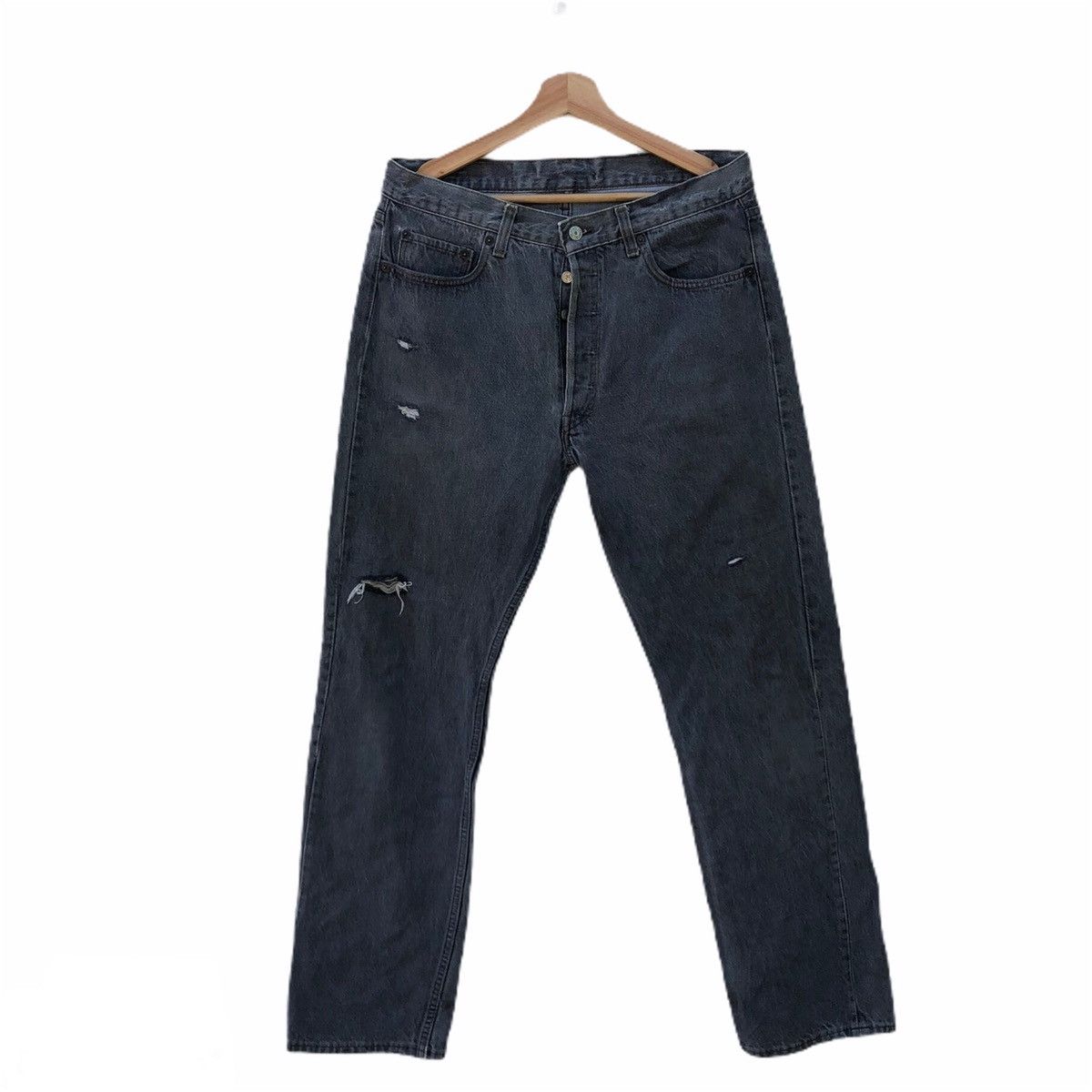 Levi's DISTRESSED VINTAGE LEVI'S JEANS DENIM Size US 33 - 1 Thumbnail
