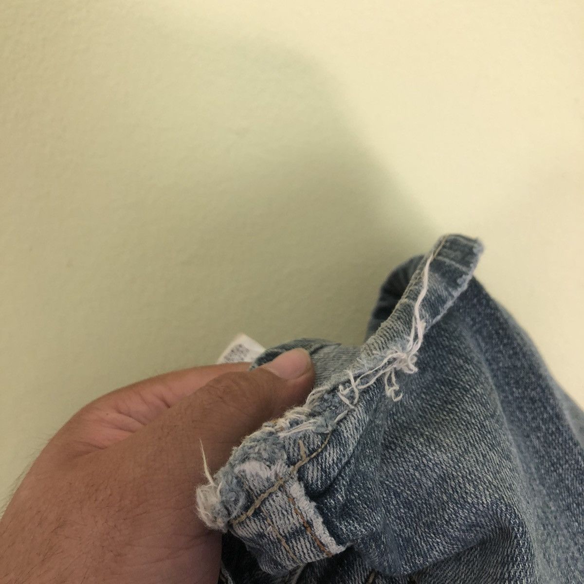 Japanese Brand Distressed Denim Semantic With Snake Pocket Size US 34 / EU 50 - 17 Thumbnail