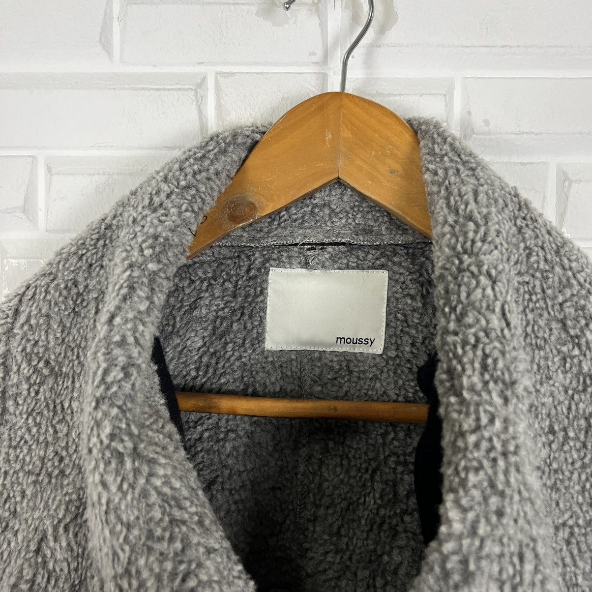 Japanese Brand DOUBLE BREAST WINTER JACKET MOUSSY ASYMMETRICAL DESIGN Size US M / EU 48-50 / 2 - 7 Thumbnail