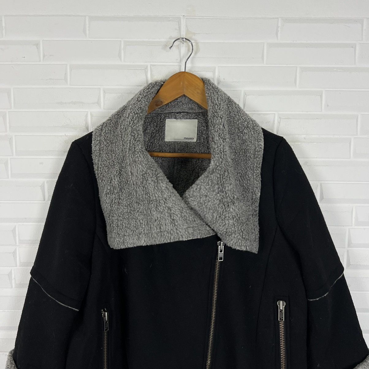 Japanese Brand DOUBLE BREAST WINTER JACKET MOUSSY ASYMMETRICAL DESIGN Size US M / EU 48-50 / 2 - 3 Thumbnail