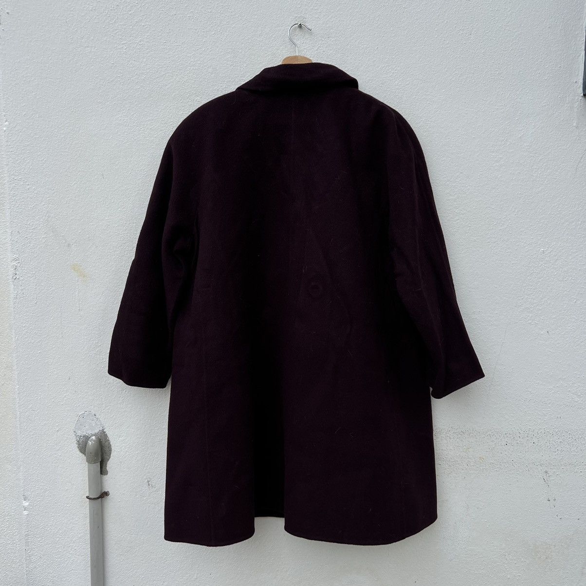 Designer WOOL LONG JACKET AGNONALANERIEGIANNI MANIGLIA MADE IN ITALY Size US L / EU 52-54 / 3 - 8 Thumbnail