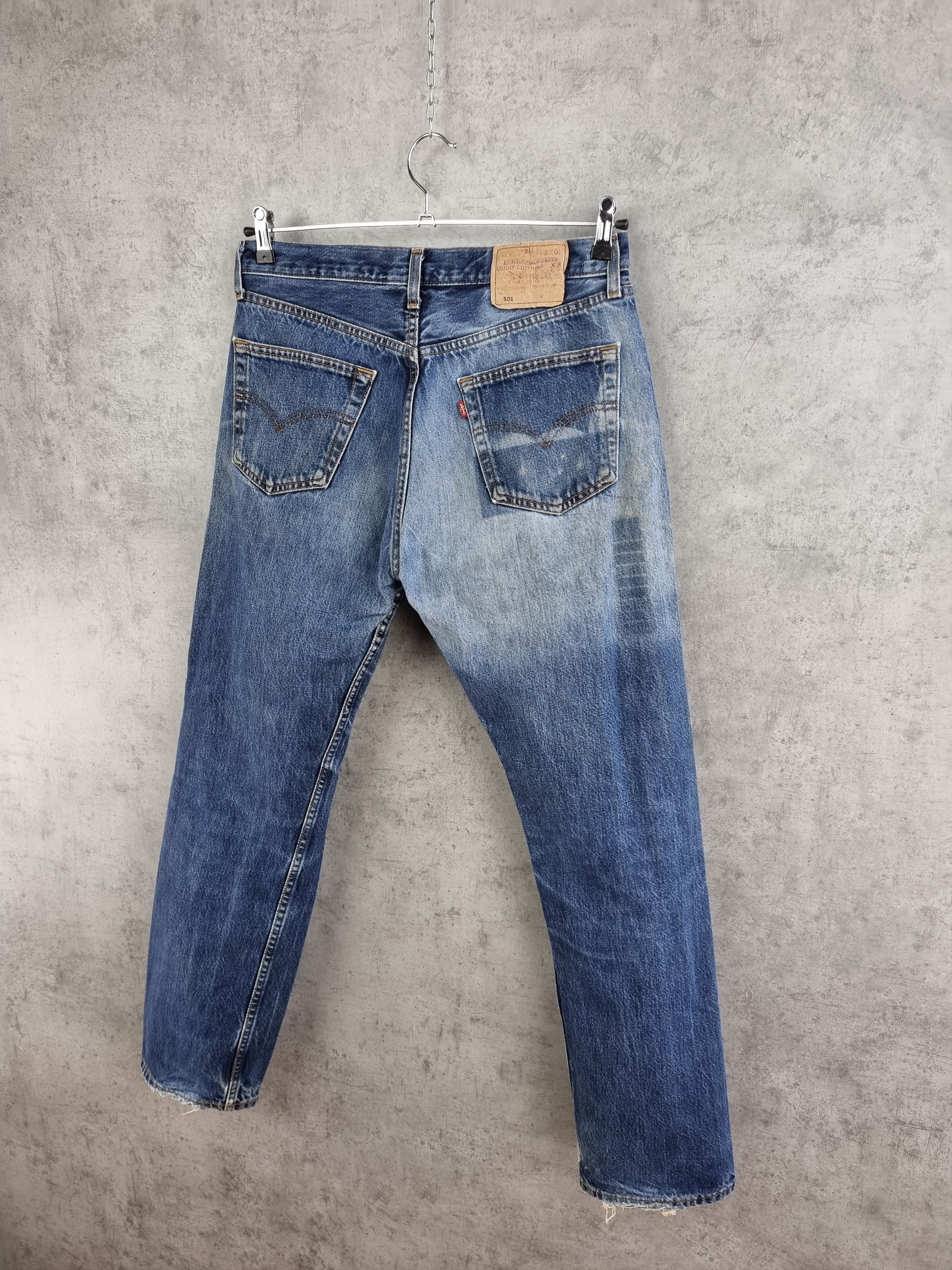 Levi's Rare 90s LEVIS Faded Denim Jeans Vintage Pants Size US 33 - 16 Thumbnail