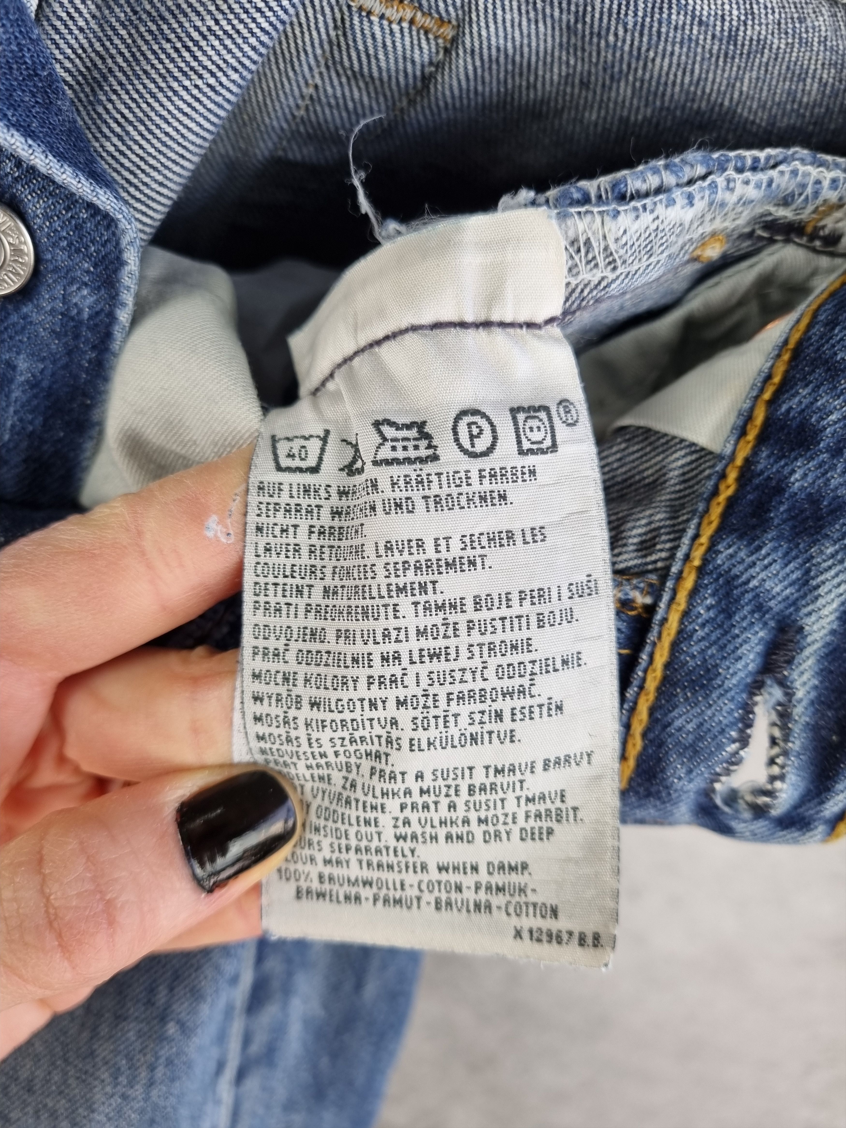 Levi's Rare 90s LEVIS Faded Denim Jeans Vintage Pants Size US 33 - 11 Thumbnail