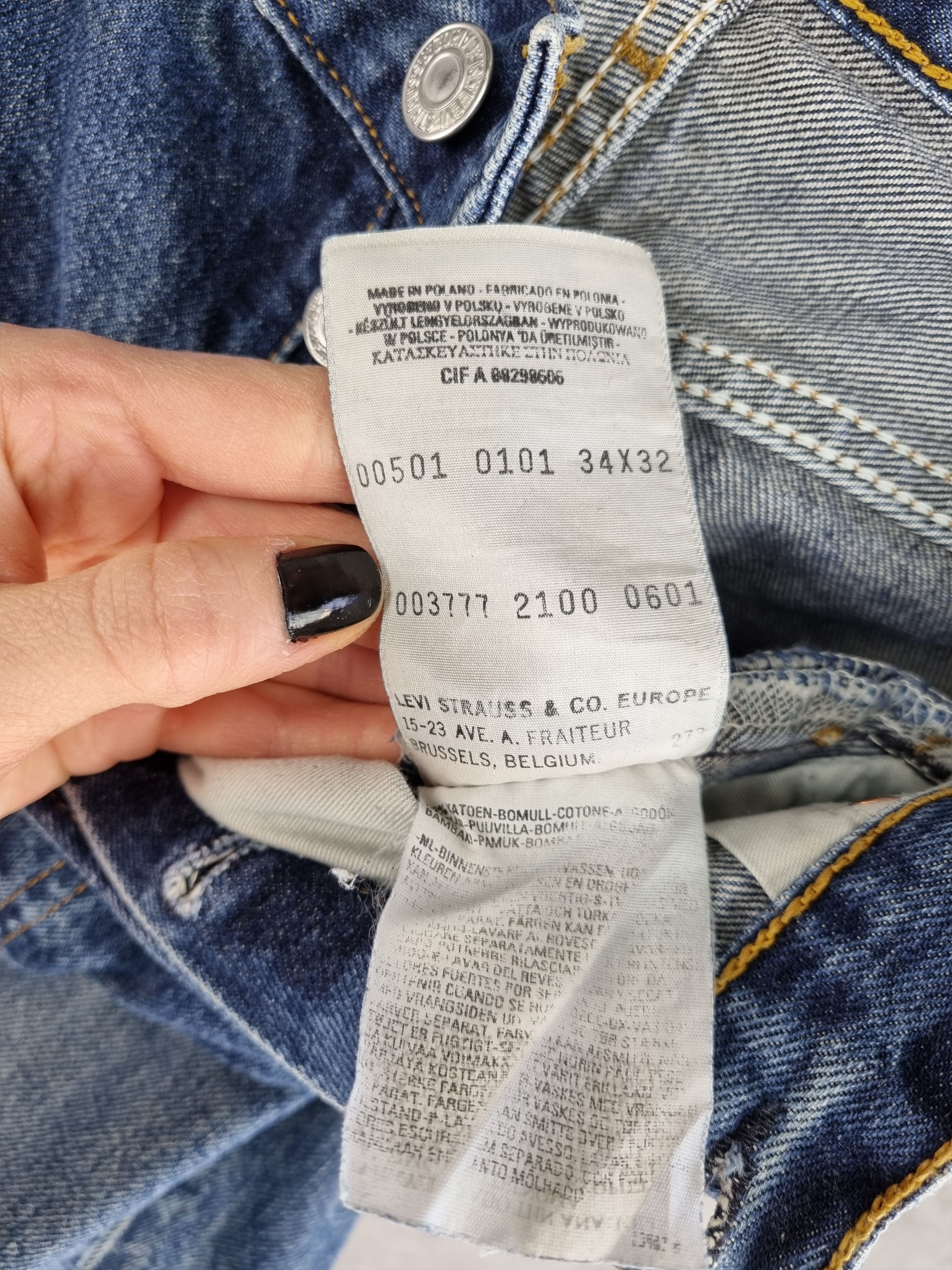 Levi's Rare 90s LEVIS Faded Denim Jeans Vintage Pants Size US 33 - 10 Thumbnail