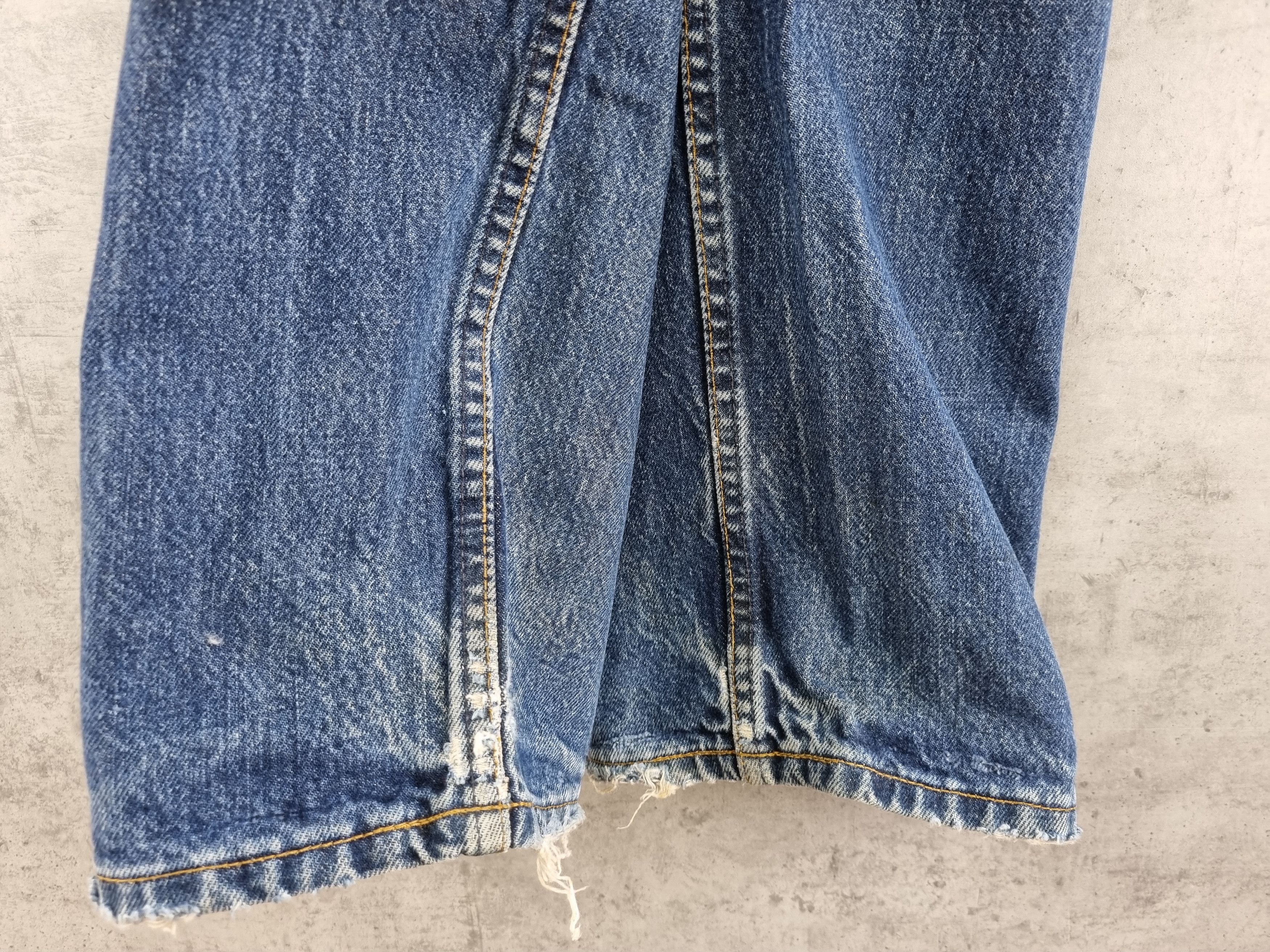 Levi's Rare 90s LEVIS Faded Denim Jeans Vintage Pants Size US 33 - 8 Thumbnail