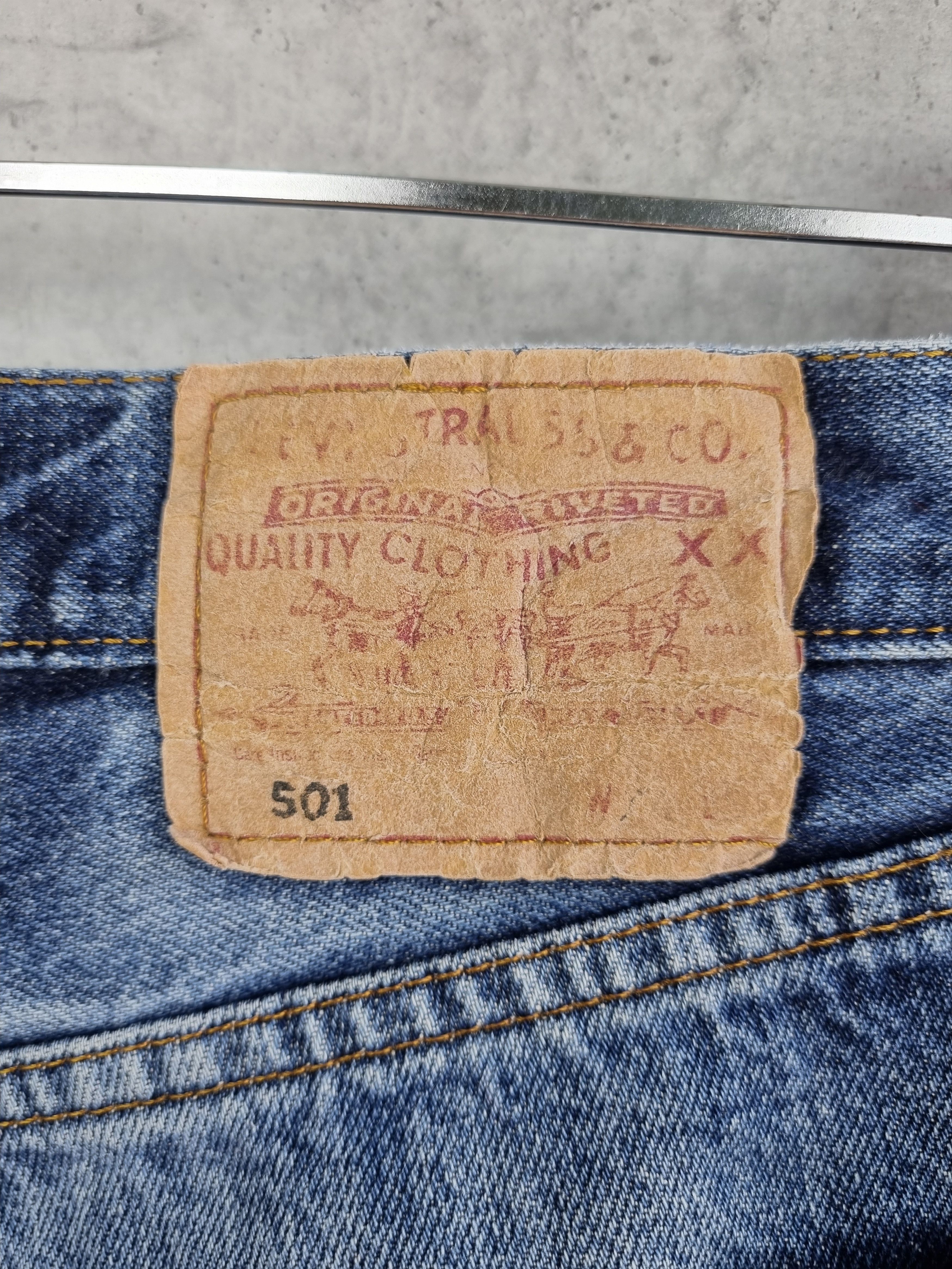 Levi's Rare 90s LEVIS Faded Denim Jeans Vintage Pants Size US 33 - 6 Thumbnail
