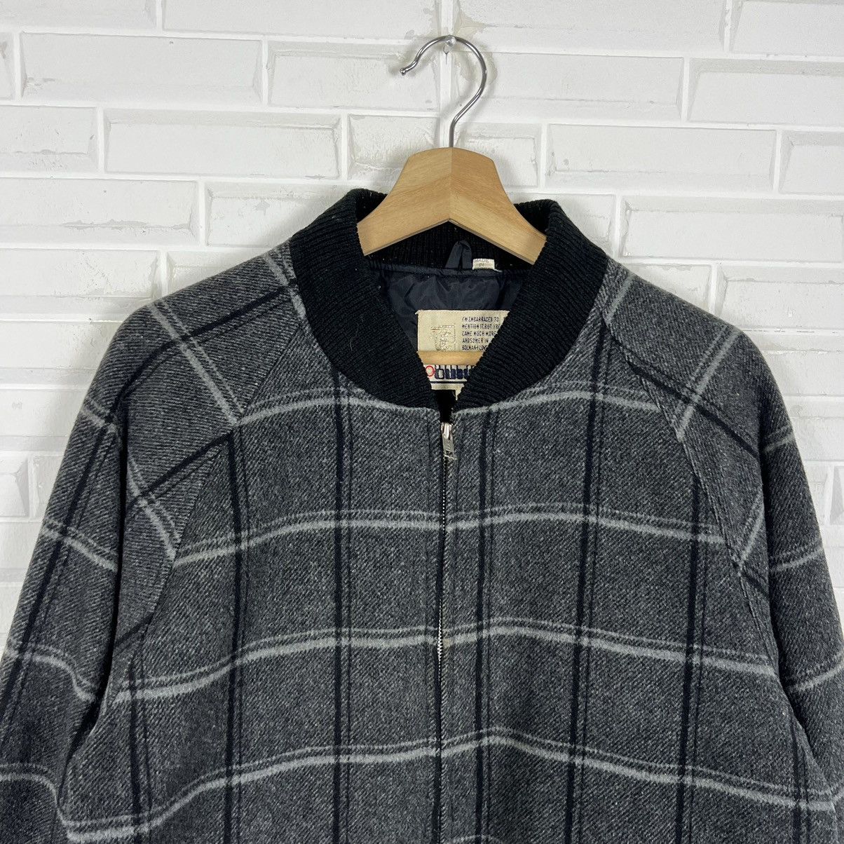 Japanese Brand VINTAGE BOMBER JACKET CASUAL TARTAN DESIGN JAPANESE BRAND Size US L / EU 52-54 / 3 - 3 Thumbnail