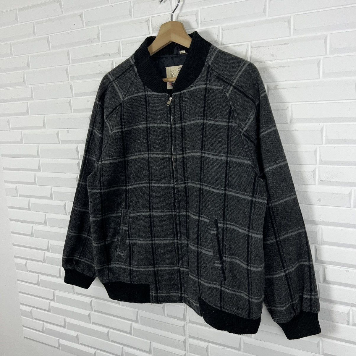 Japanese Brand VINTAGE BOMBER JACKET CASUAL TARTAN DESIGN JAPANESE BRAND Size US L / EU 52-54 / 3 - 2 Thumbnail