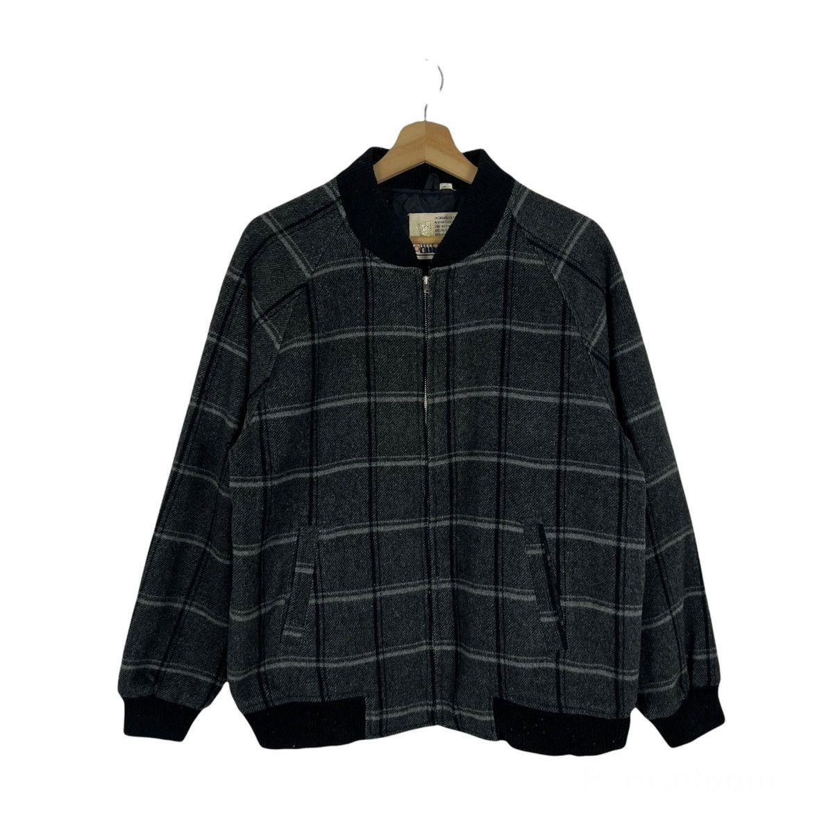 Japanese Brand VINTAGE BOMBER JACKET CASUAL TARTAN DESIGN JAPANESE BRAND Size US L / EU 52-54 / 3 - 1 Thumbnail