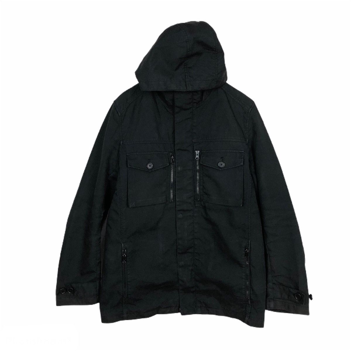 Japanese Brand MULTI POCKET SURVIVAL JACKET SHIPS JET BLUE Size US L / EU 52-54 / 3 - 1 Thumbnail
