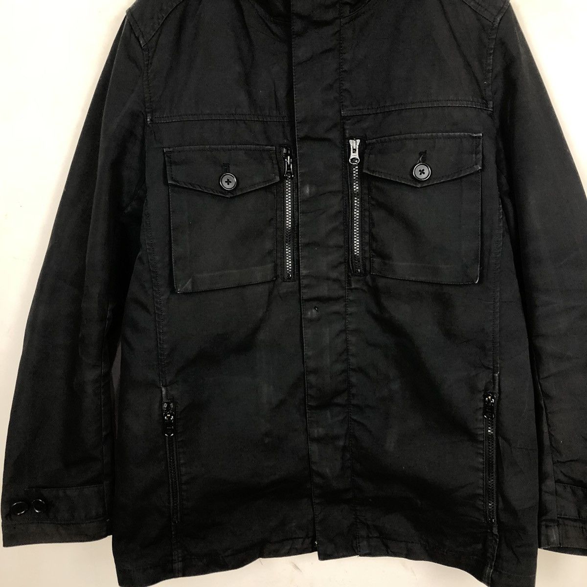 Japanese Brand MULTI POCKET SURVIVAL JACKET SHIPS JET BLUE Size US L / EU 52-54 / 3 - 3 Thumbnail