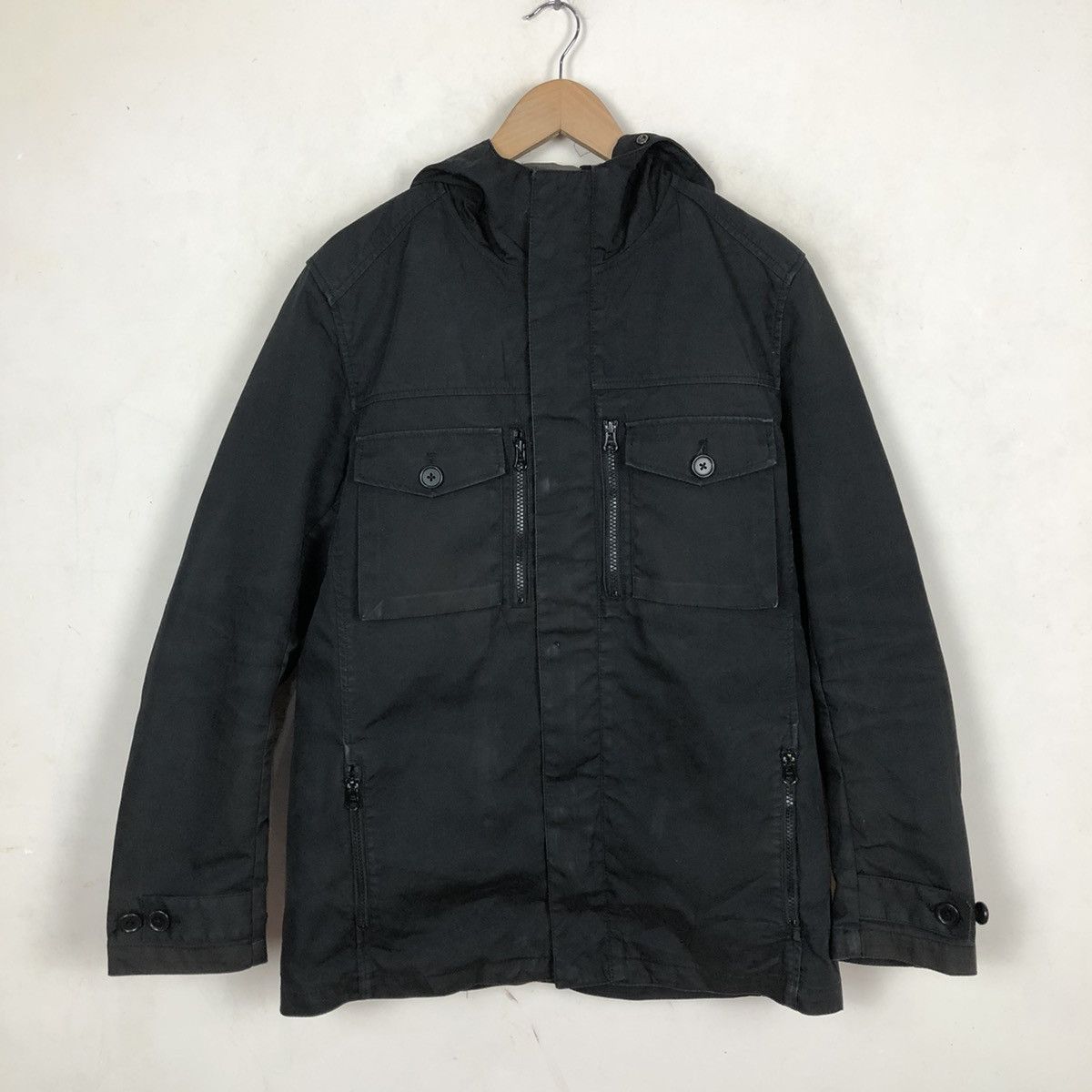 Japanese Brand MULTI POCKET SURVIVAL JACKET SHIPS JET BLUE Size US L / EU 52-54 / 3 - 5 Thumbnail