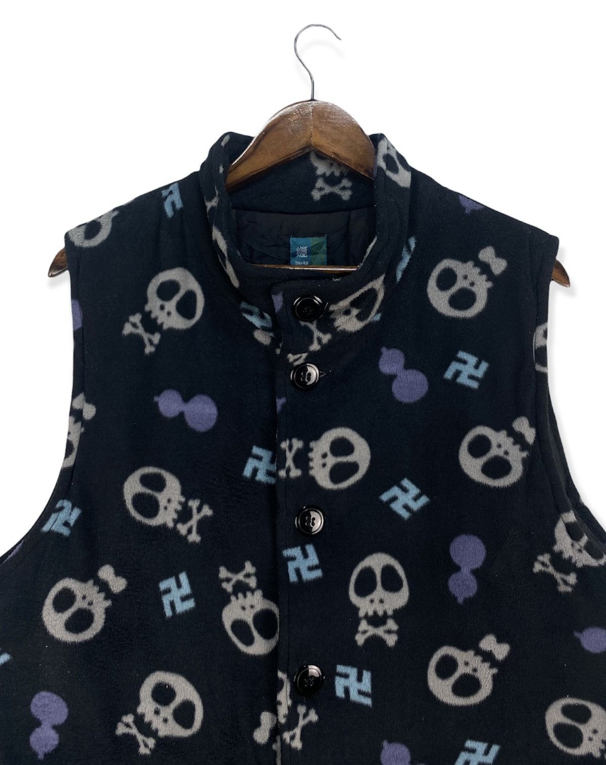 Japanese Brand Touka Vest Skull Size US L / EU 52-54 / 3 - 2 Thumbnail