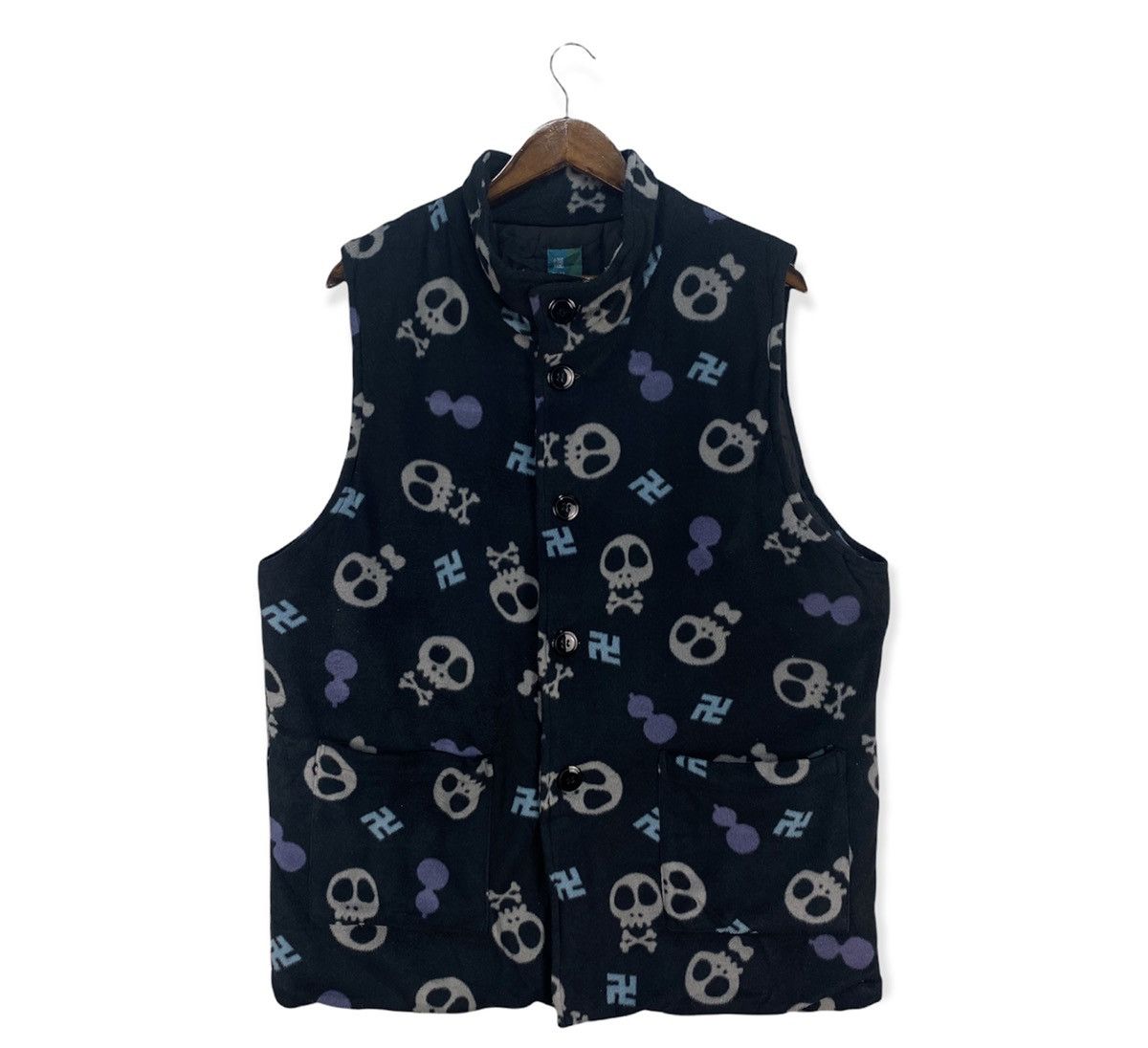 Japanese Brand Touka Vest Skull Size US L / EU 52-54 / 3 - 1 Thumbnail