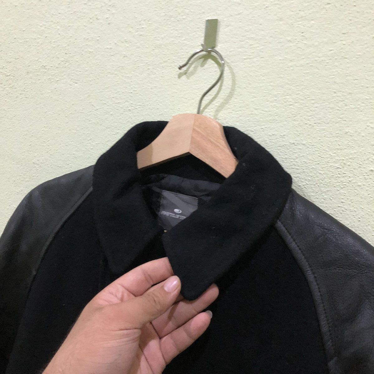 Japanese Brand Leather Wool Varsity Jacket Rattle Trap Size US L / EU 52-54 / 3 - 6 Thumbnail