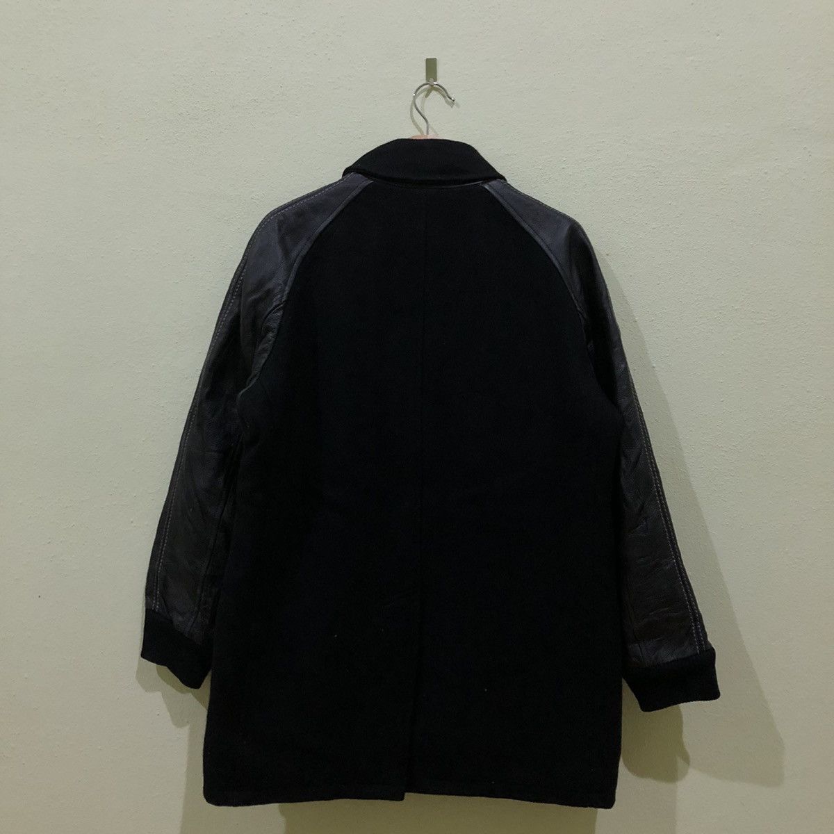Japanese Brand Leather Wool Varsity Jacket Rattle Trap Size US L / EU 52-54 / 3 - 7 Thumbnail