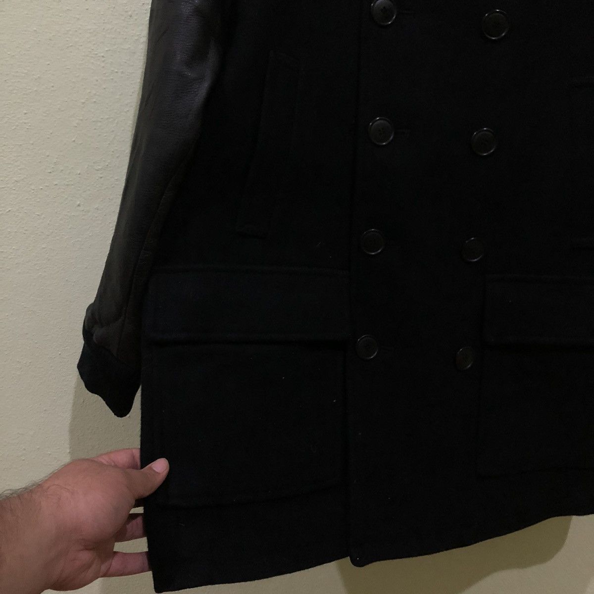 Japanese Brand Leather Wool Varsity Jacket Rattle Trap Size US L / EU 52-54 / 3 - 3 Thumbnail
