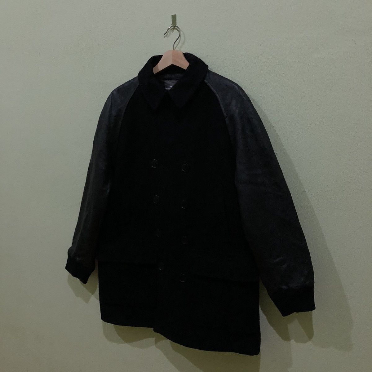 Japanese Brand Leather Wool Varsity Jacket Rattle Trap Size US L / EU 52-54 / 3 - 2 Thumbnail