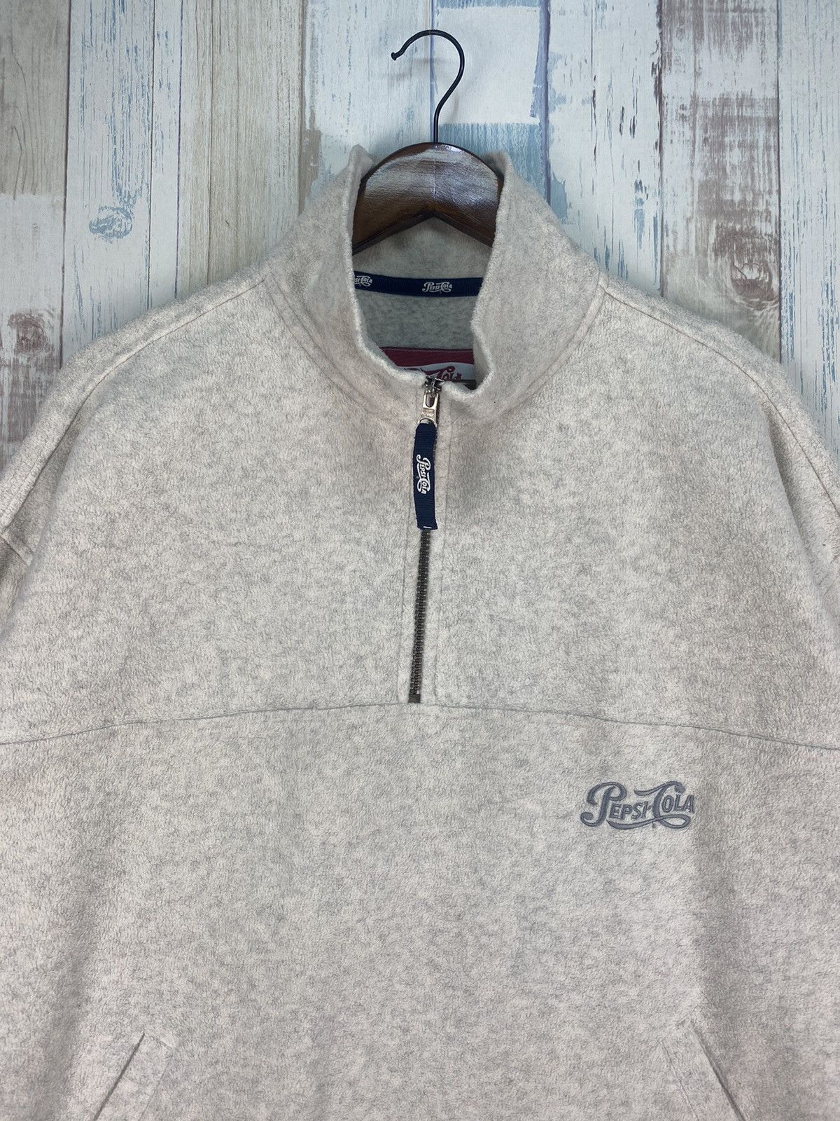 Pepsi Vintage Pepsi-Cola Fleece Half Zip Size US L / EU 52-54 / 3 - 2 Thumbnail