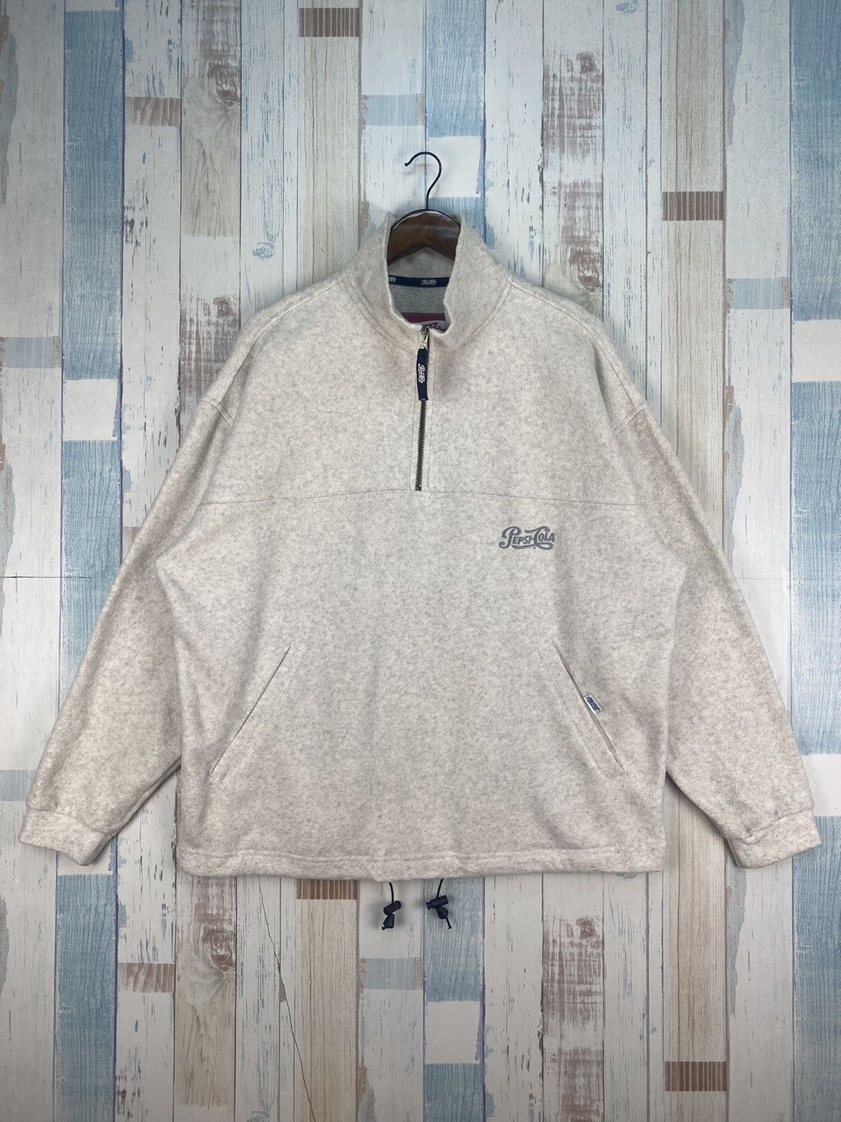 Pepsi Vintage Pepsi-Cola Fleece Half Zip Size US L / EU 52-54 / 3 - 1 Thumbnail