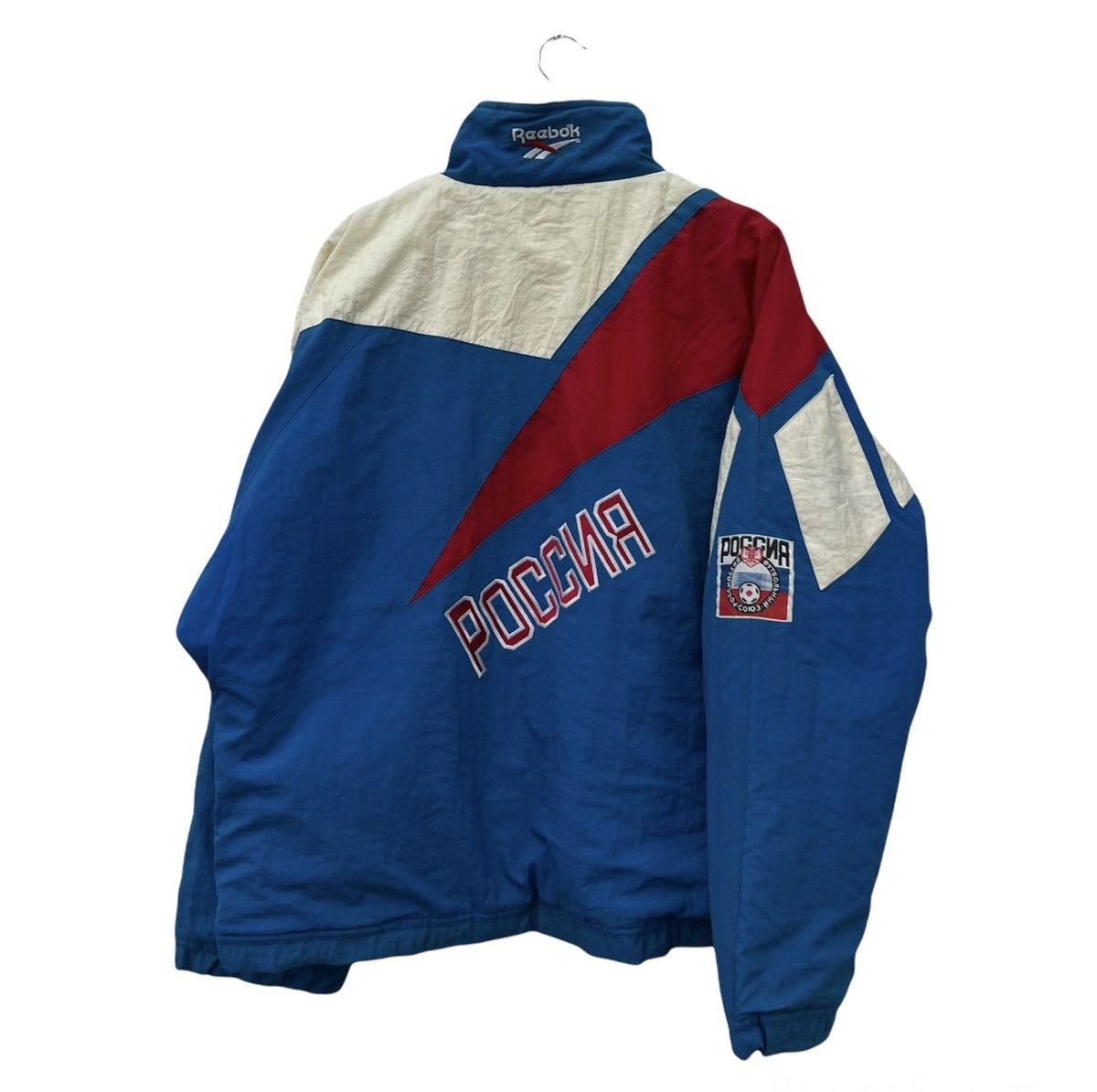 Japanese Brand VINTAGE REEBOK POCCNA SOCCER FEDERATION BIG LOGO JACKET Size US L / EU 52-54 / 3 - 2 Thumbnail