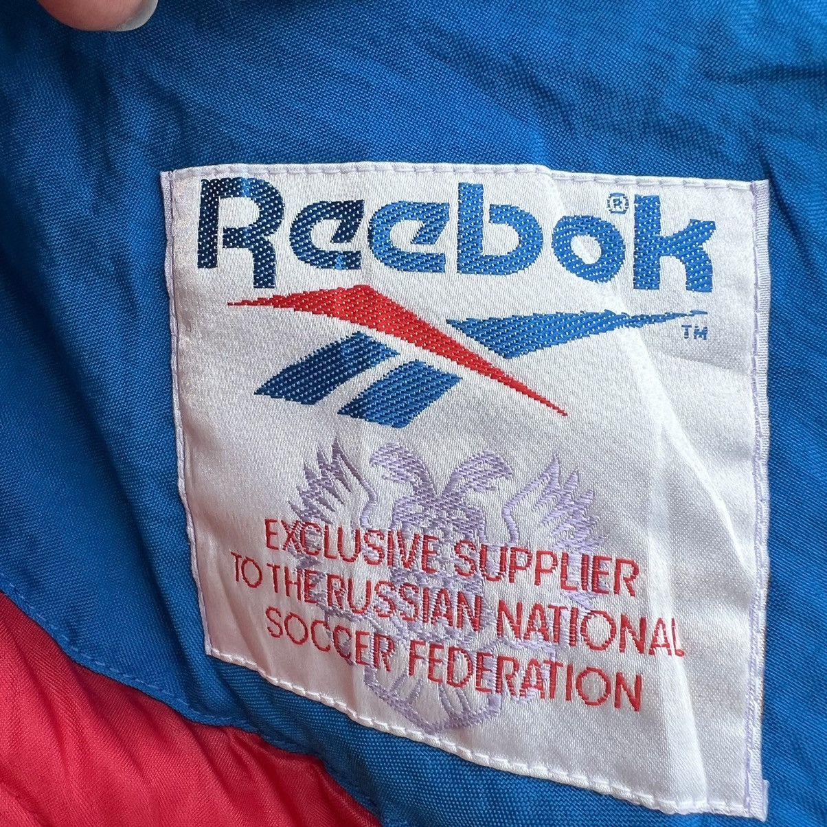 Japanese Brand VINTAGE REEBOK POCCNA SOCCER FEDERATION BIG LOGO JACKET Size US L / EU 52-54 / 3 - 14 Thumbnail