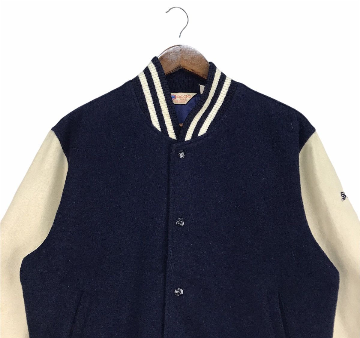 Delong Vintage Delong Varsity Jacket Size US M / EU 48-50 / 2 - 2 Thumbnail